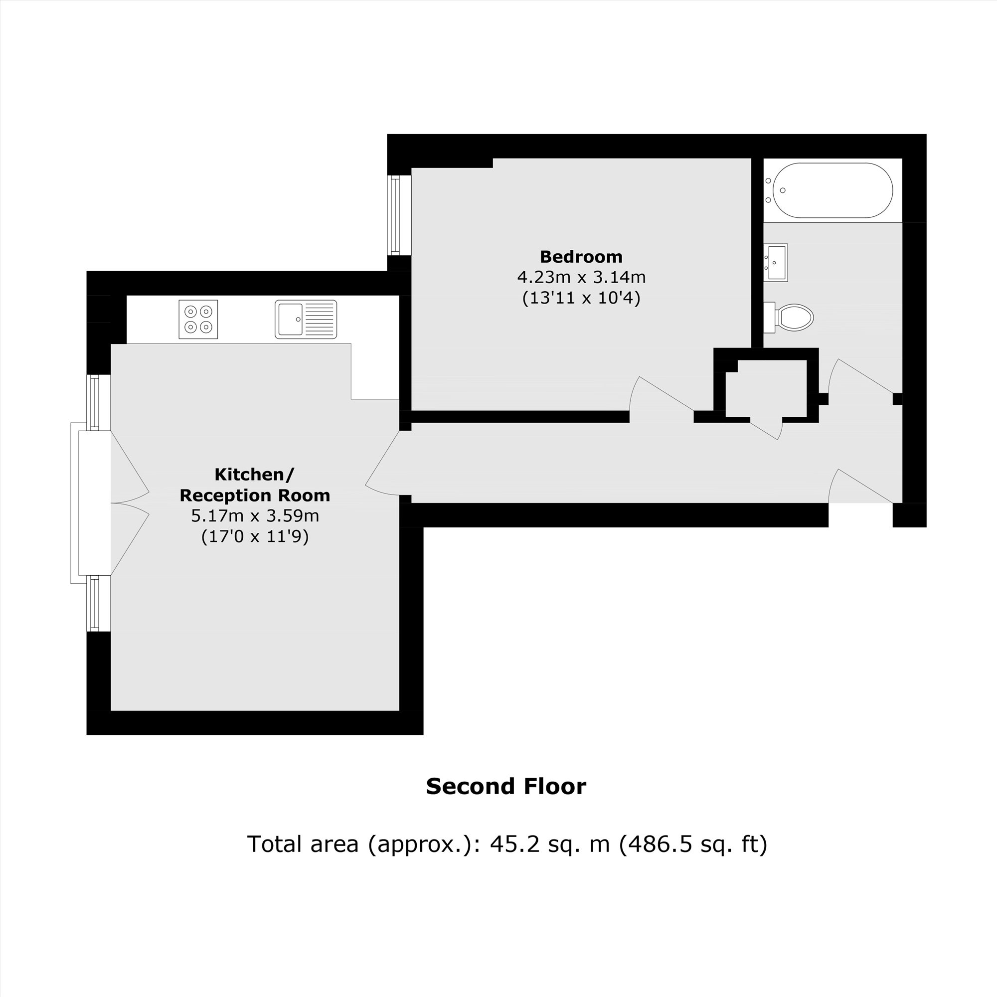 Apartment 20, Wood Wharf Apartments, Horseferry Place, London floorplan