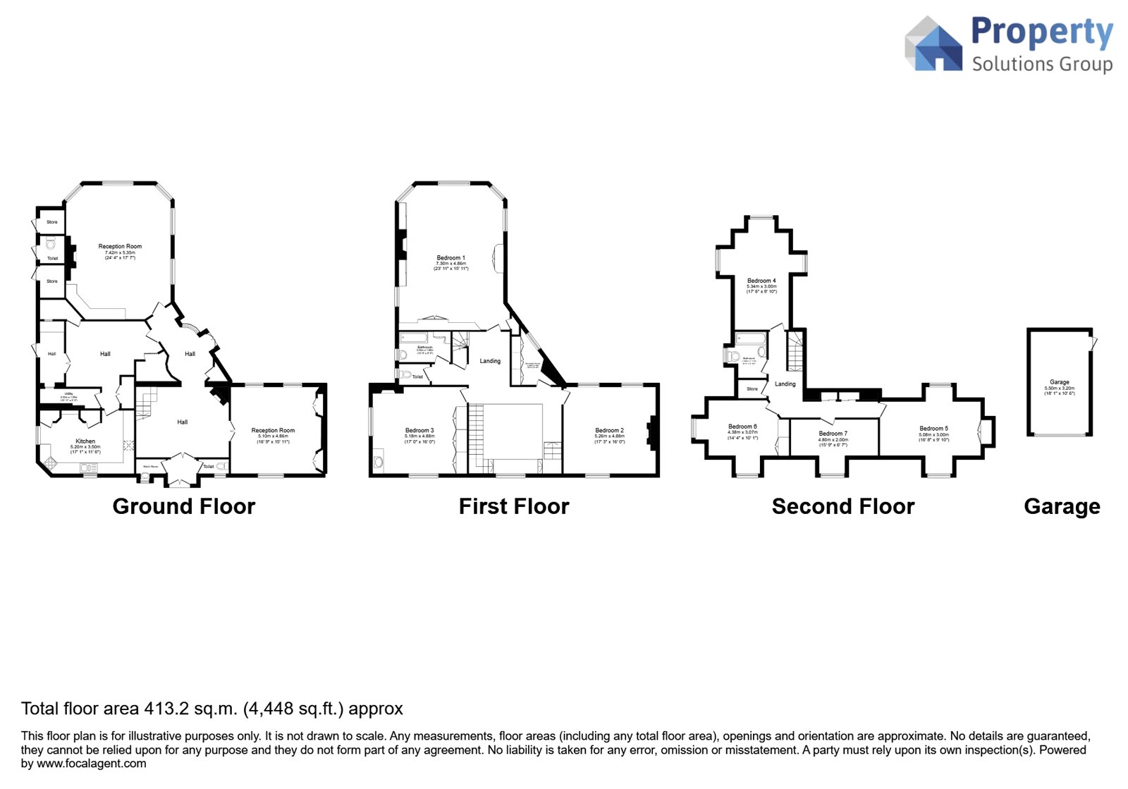7, Hillcrest Road, London floorplan
