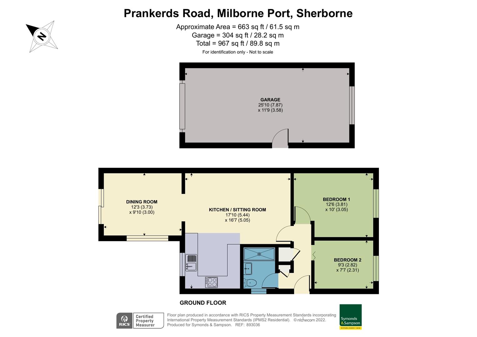 43, Prankerds Road, Sherborne floorplan