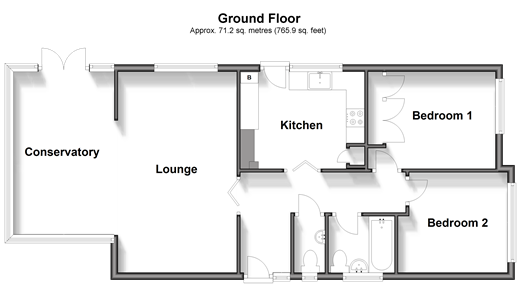Tabret Close, Kennington, Ashford, Kent floorplan