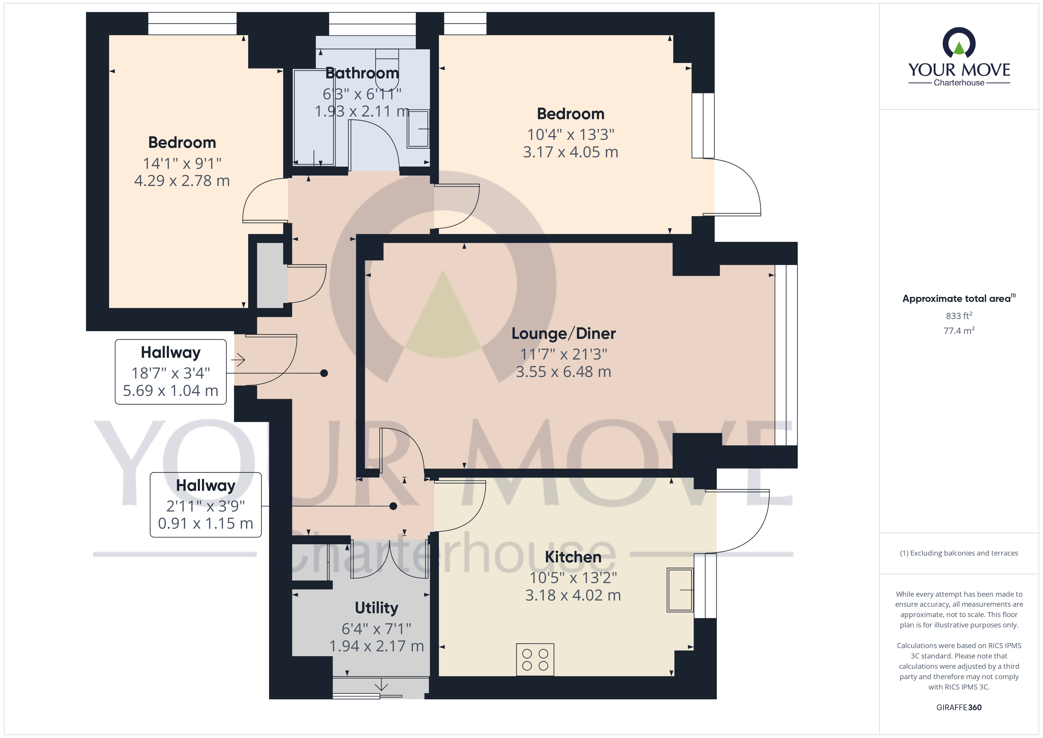 Flat 9, Northumberland Court,, Northumberland Avenue, Kent floorplan