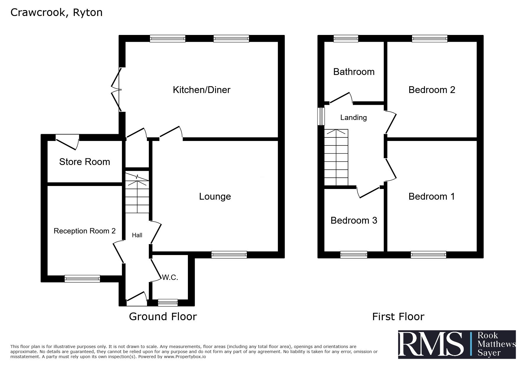 2, Catkin Walk, Ryton floorplan