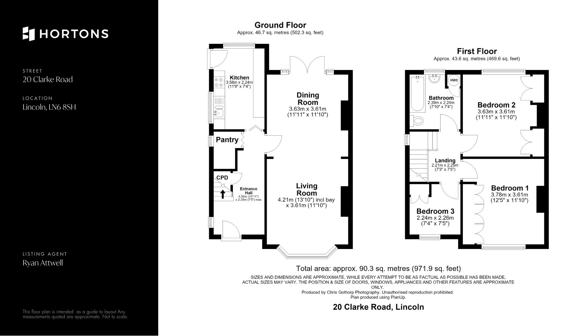 20, Clarke Road, Lincoln, LN6 floorplan