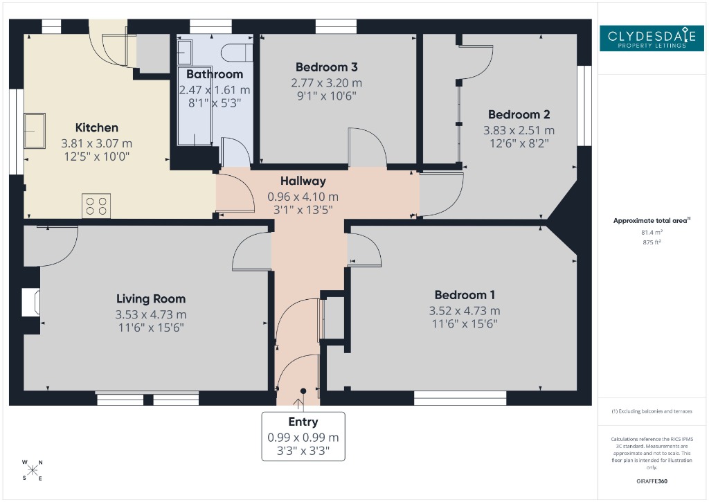 Langholm Cottage, Lamington floorplan