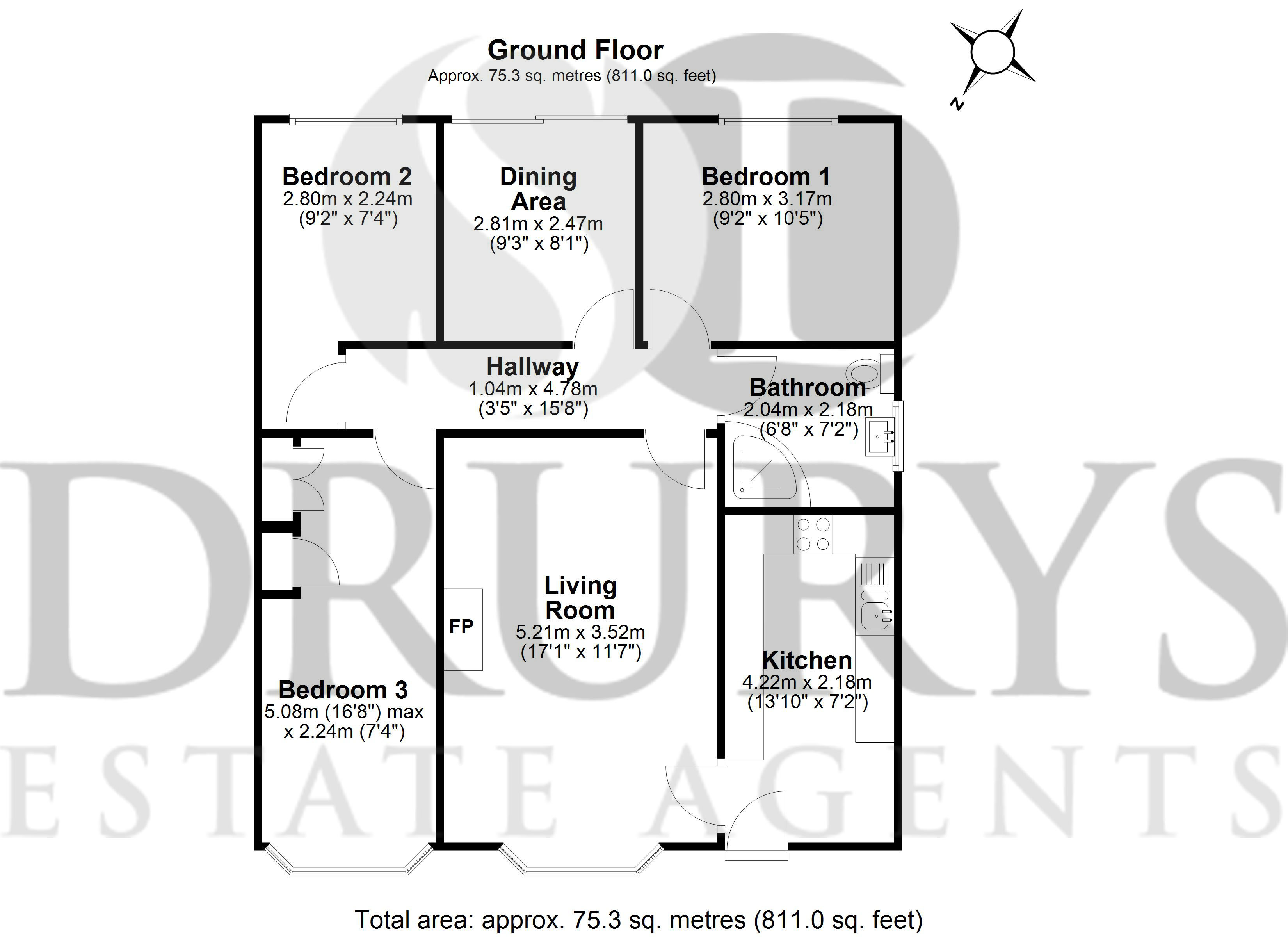 8, Camelot Gardens, Fishtoft, Boston floorplan