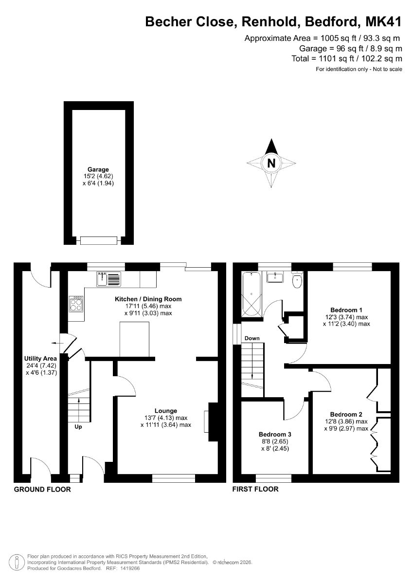 30 Becher Close, Renhold, Bedford floorplan