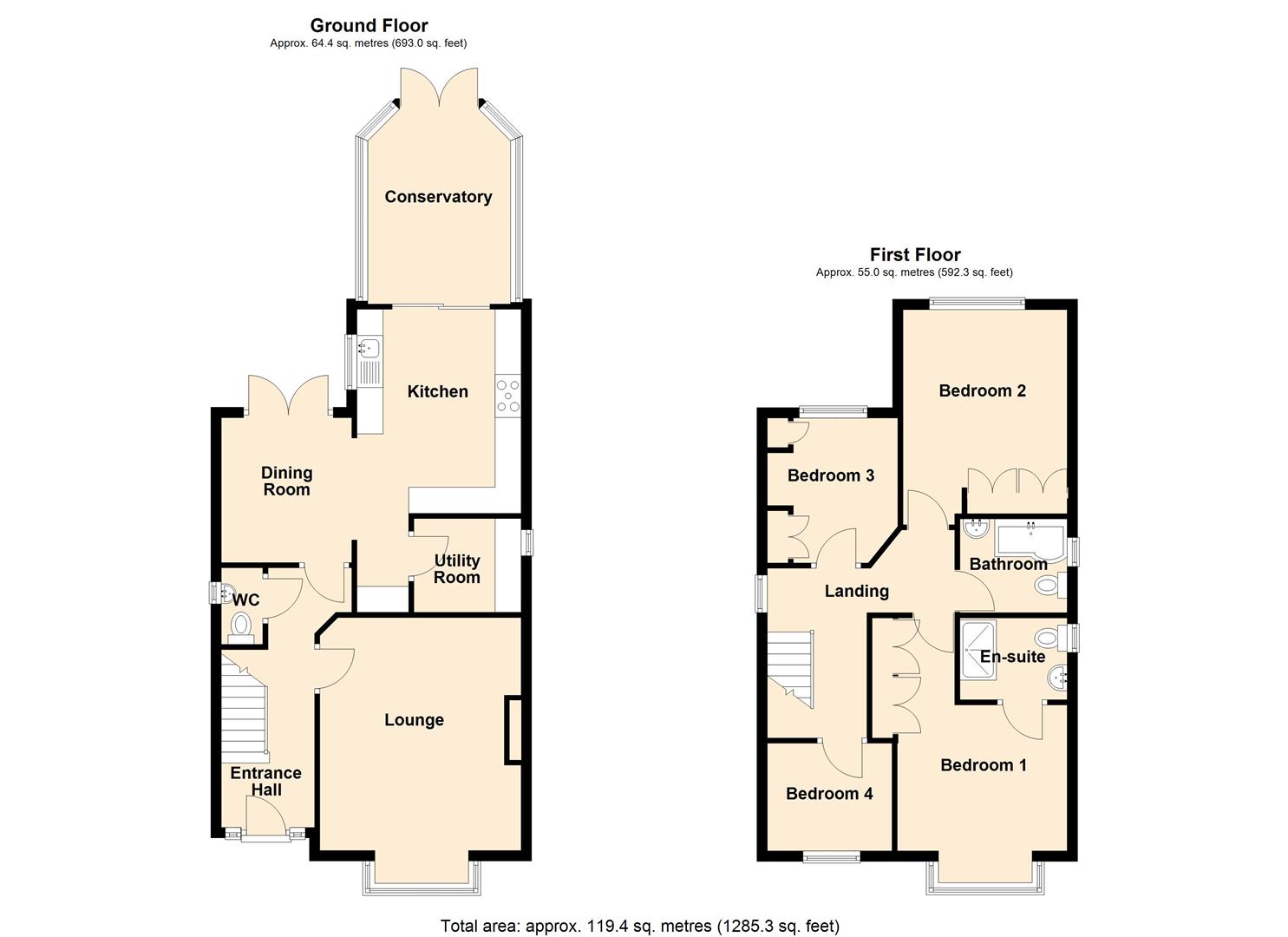 10, Old Forge Way, Skirlaugh floorplan