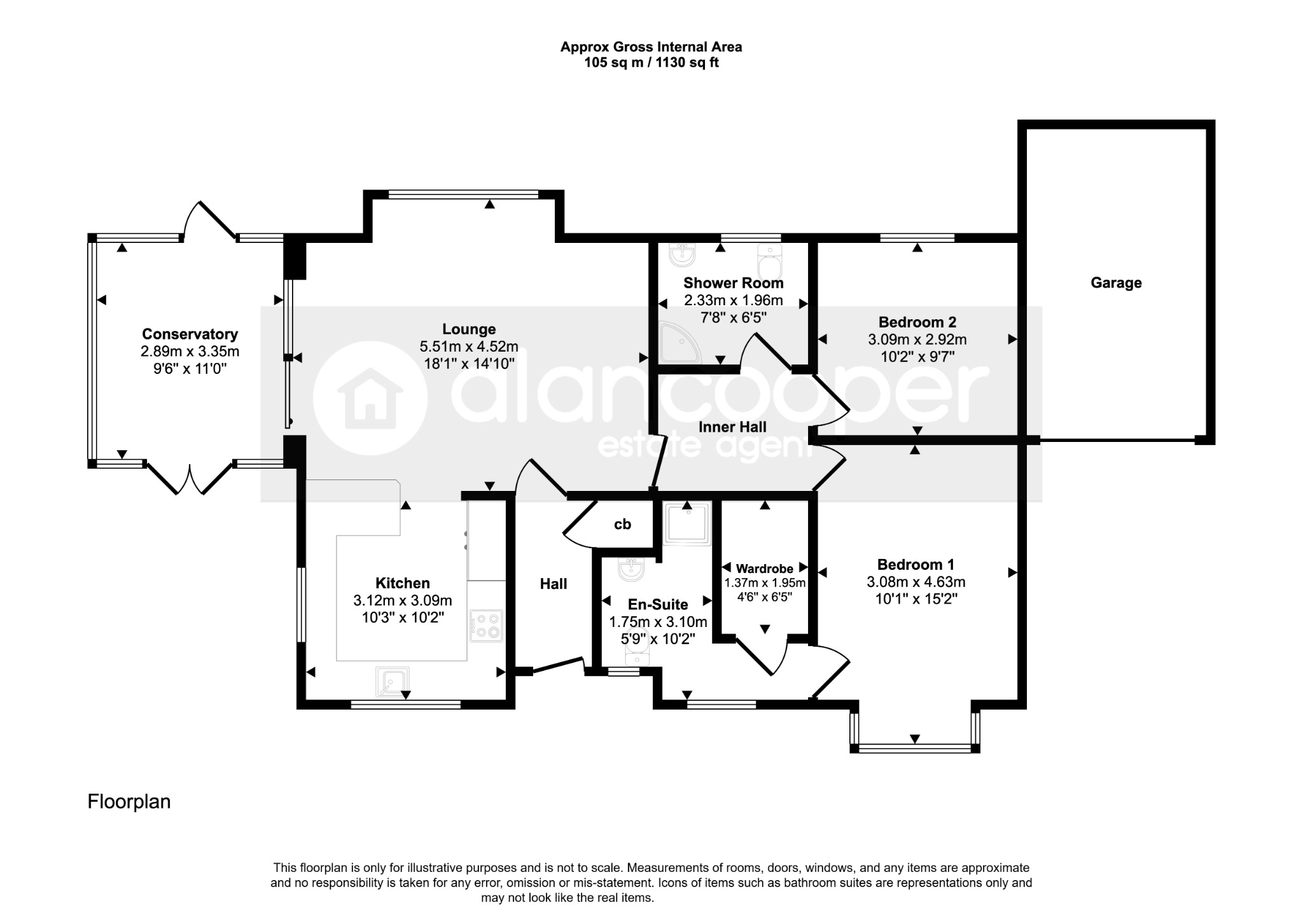 58A Church Lane, Nuneaton, Warwickshire floorplan