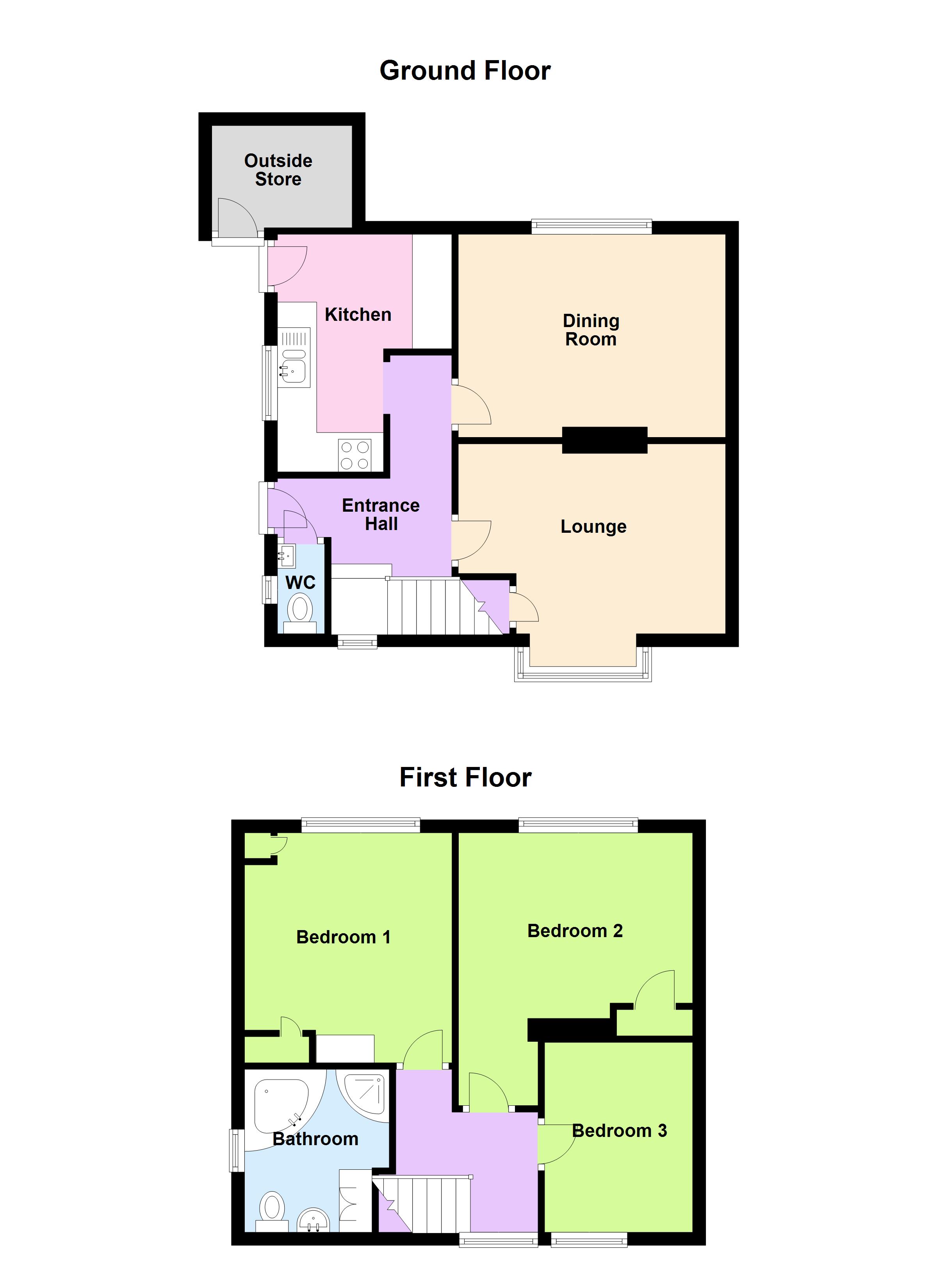 Stow Road, Willingham By Stow, Gainsborough DN21, 3 bedroom semi