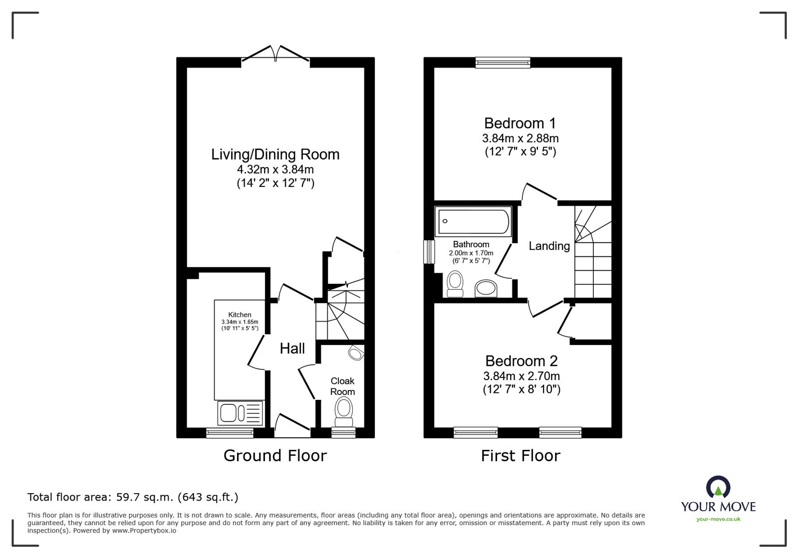 7, Godfrey Close, Leicester floorplan