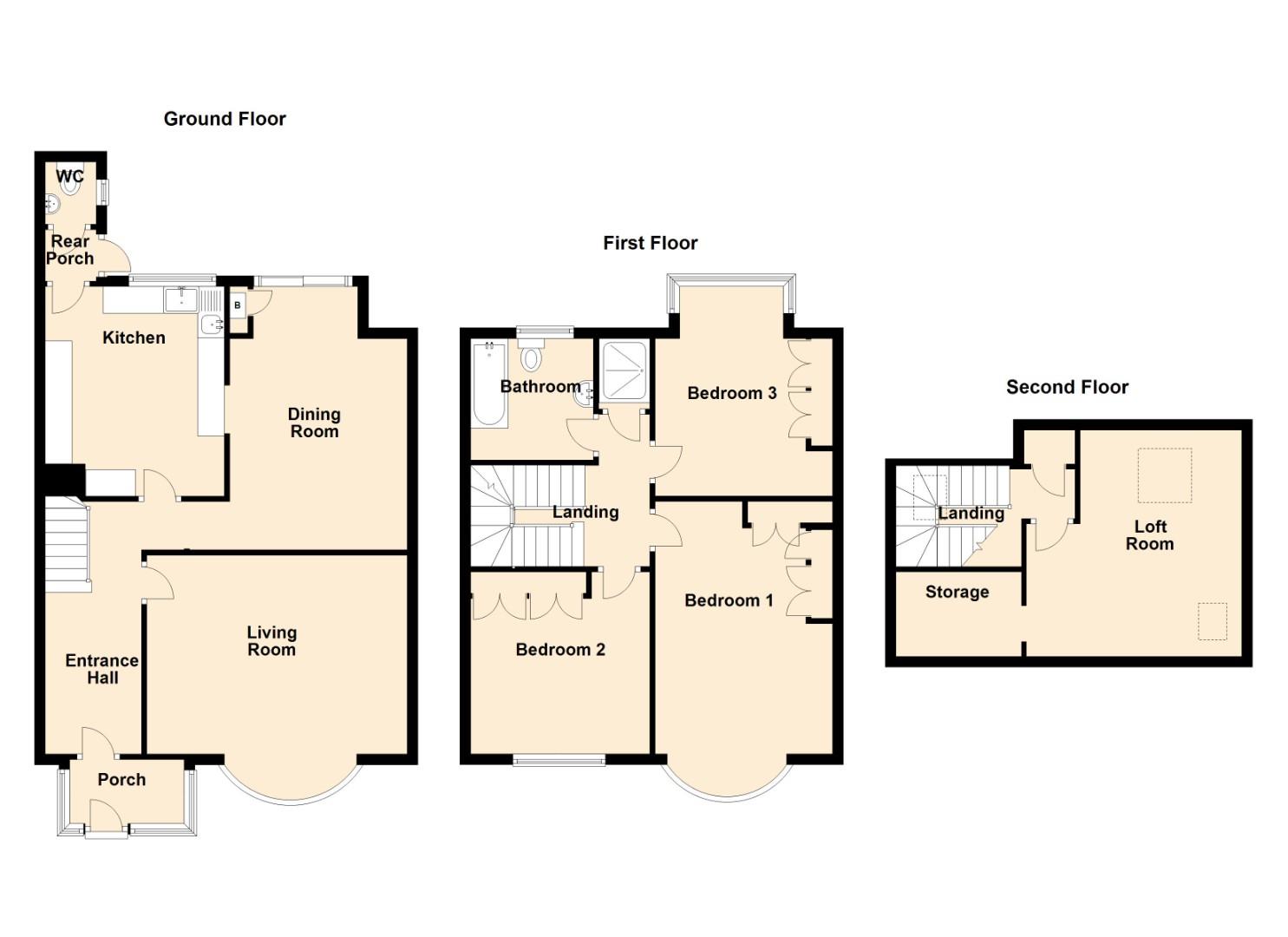 15, Baron Road, Penarth floorplan
