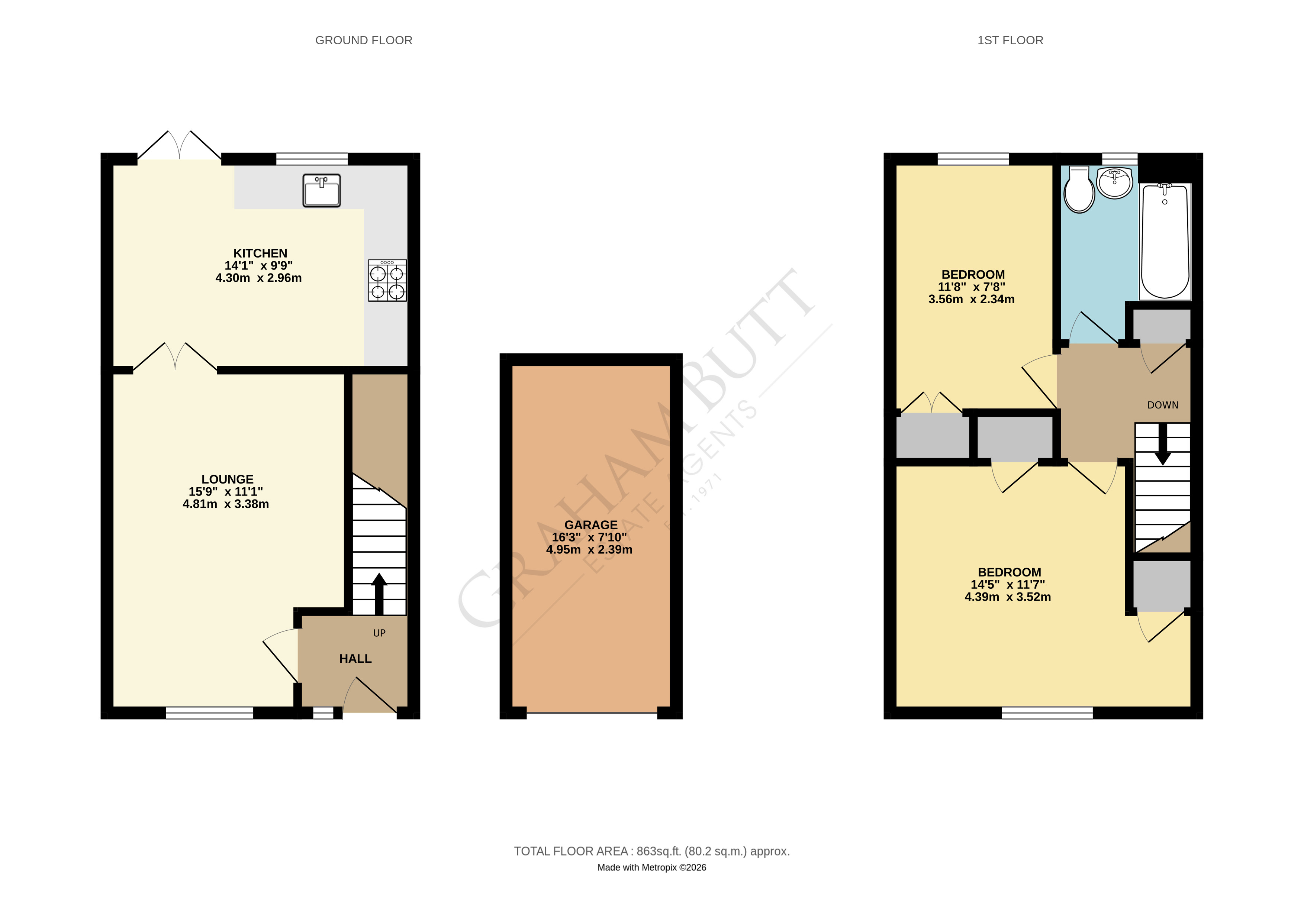 14, Bignor Close, Littlehampton floorplan
