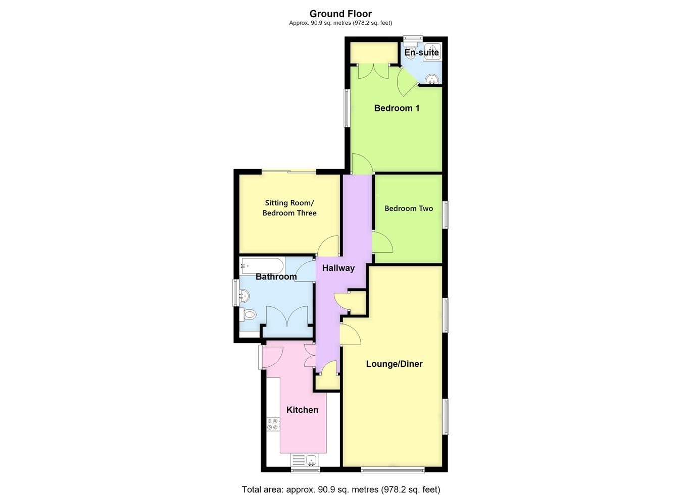 Stoneleigh, Hall Lane, Boston floorplan