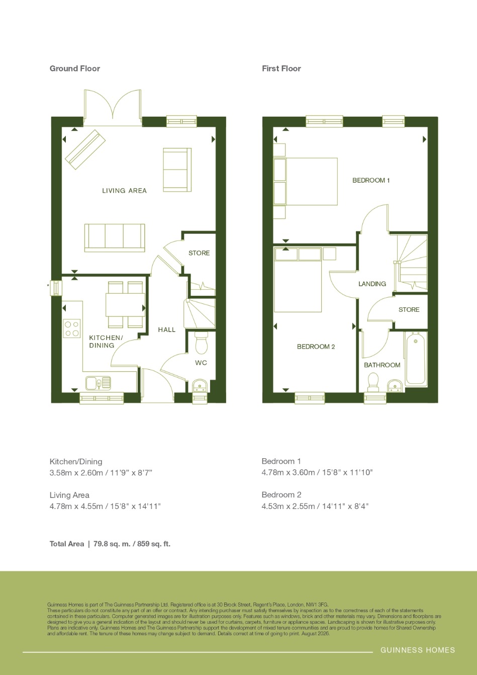 Plot 100, Kingsley Meadows, Harrogate floorplan