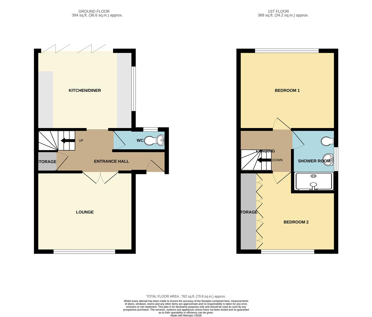 35, Reeds Way, Wickford floorplan