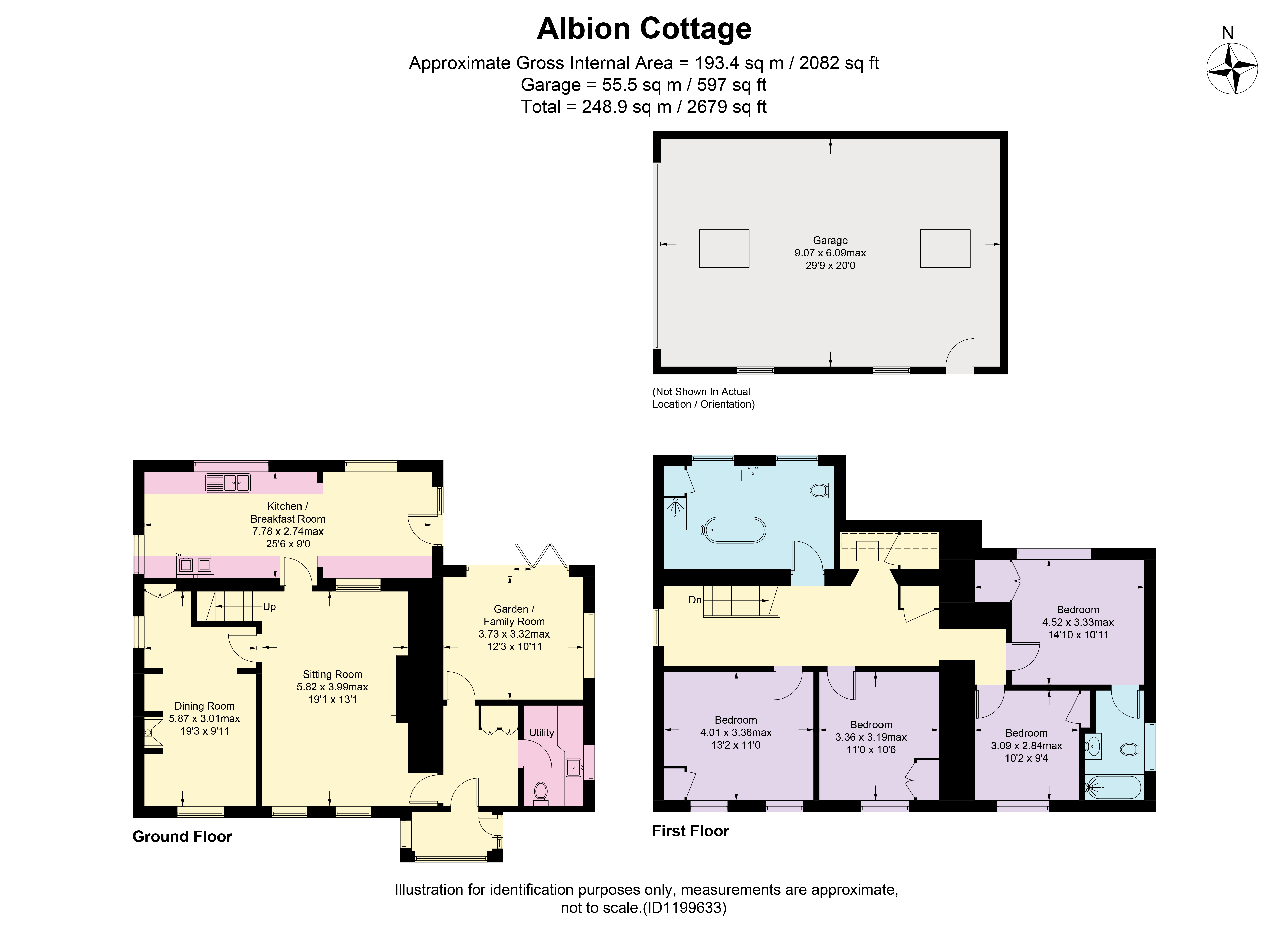 50, The Street, Badminton floorplan