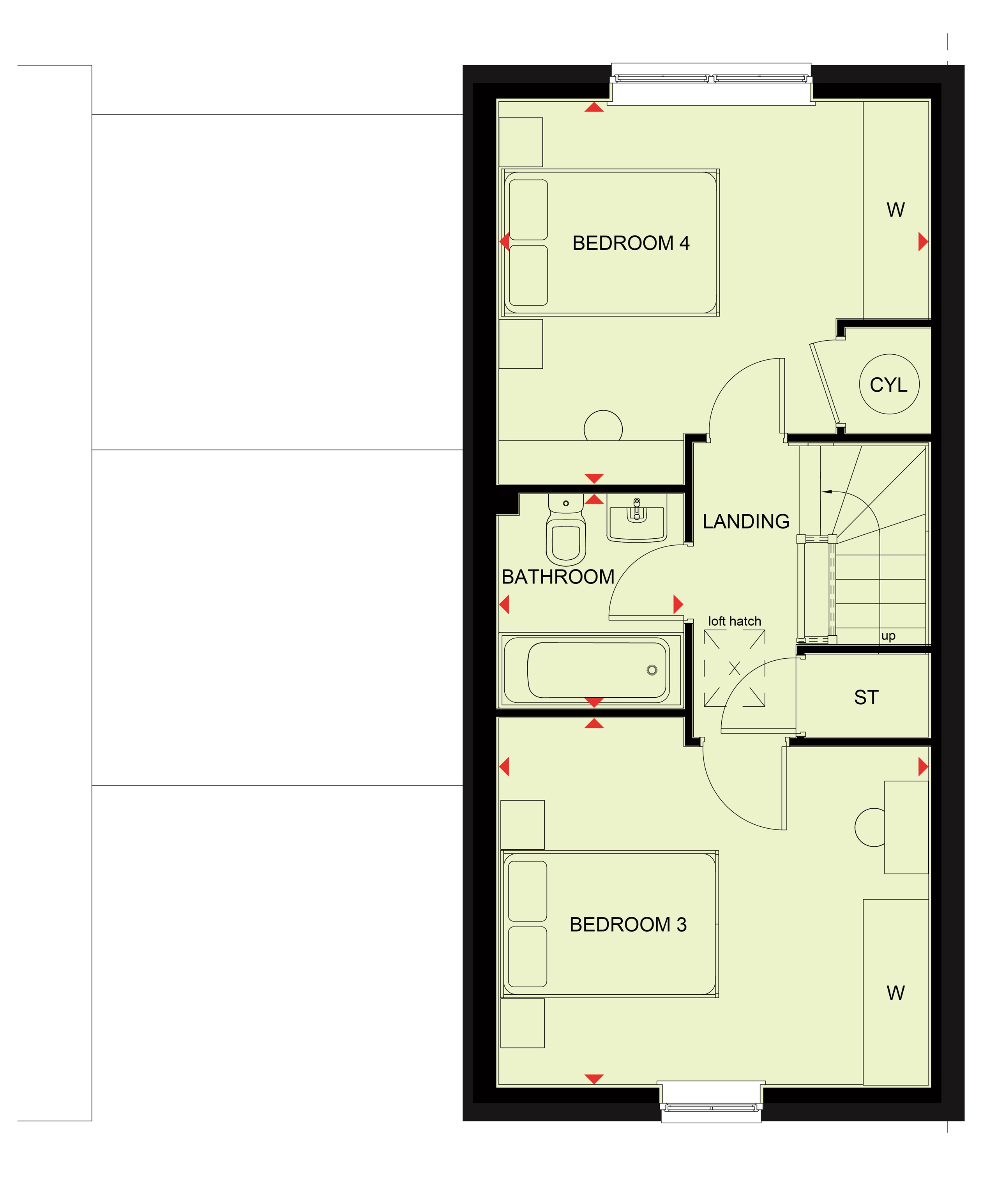 H8516163, Harrison Way, Ashbourne floorplan
