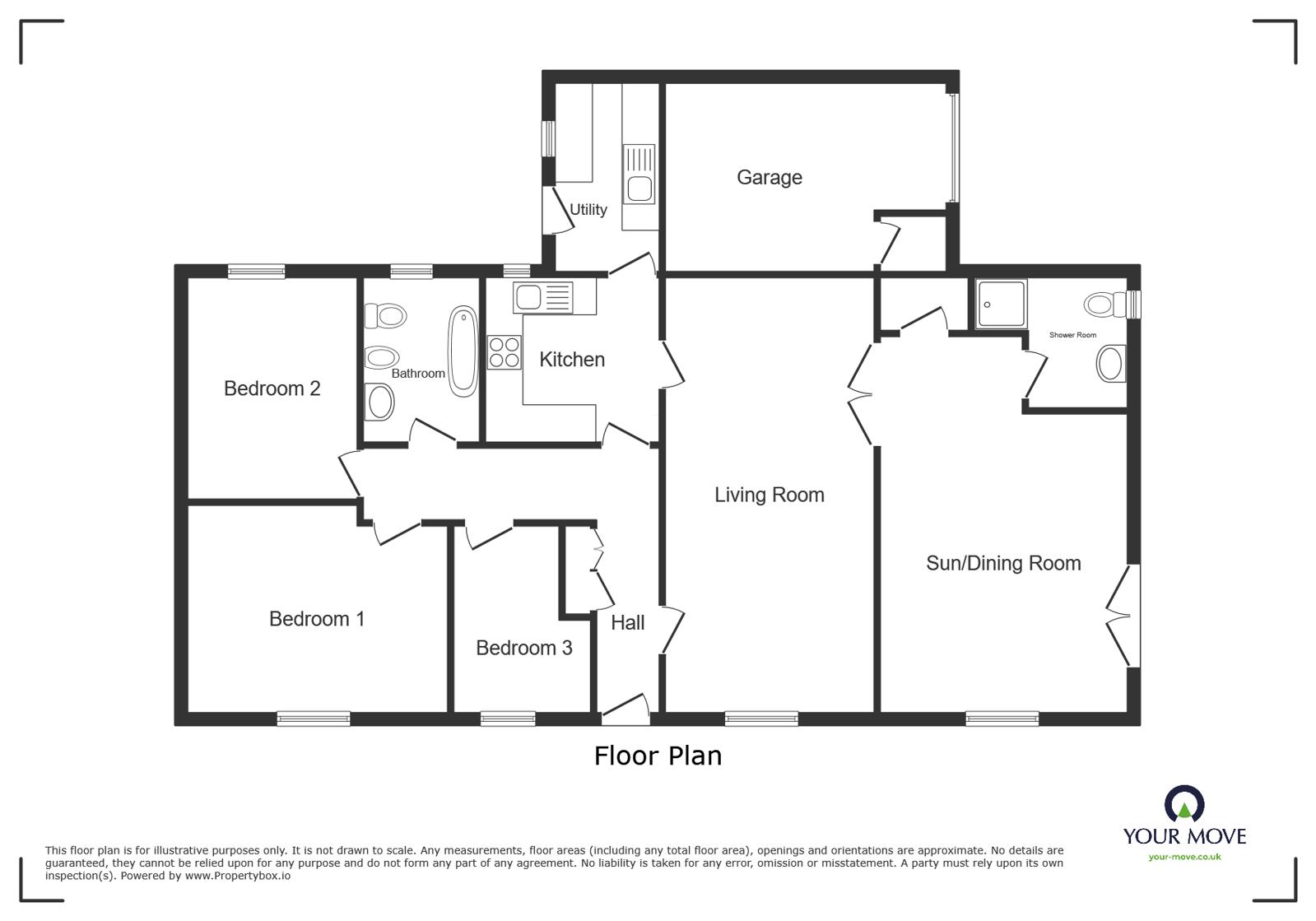 Kermavalan,, Skinburness Drive, Wigton floorplan