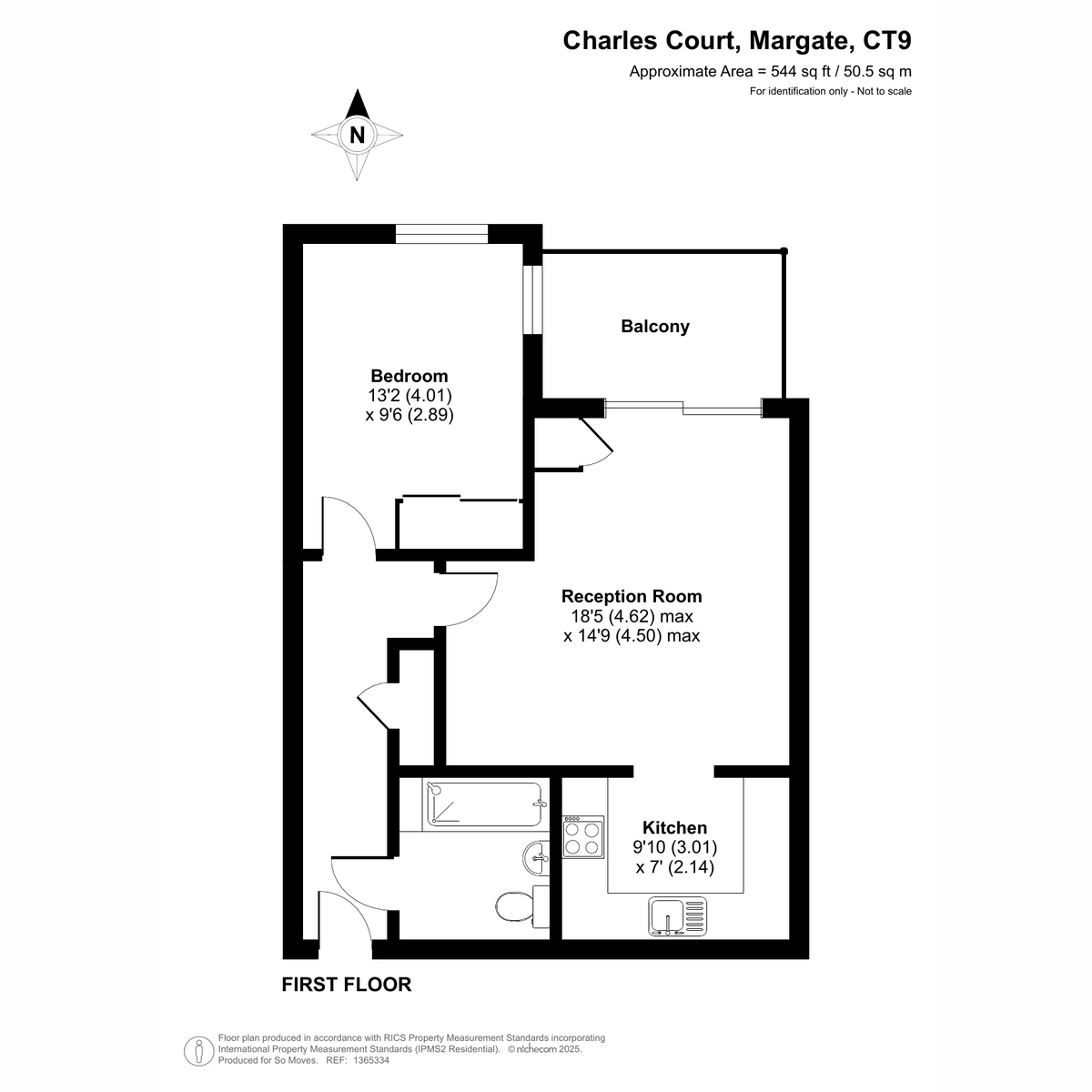 15, Charles Court, Margate floorplan