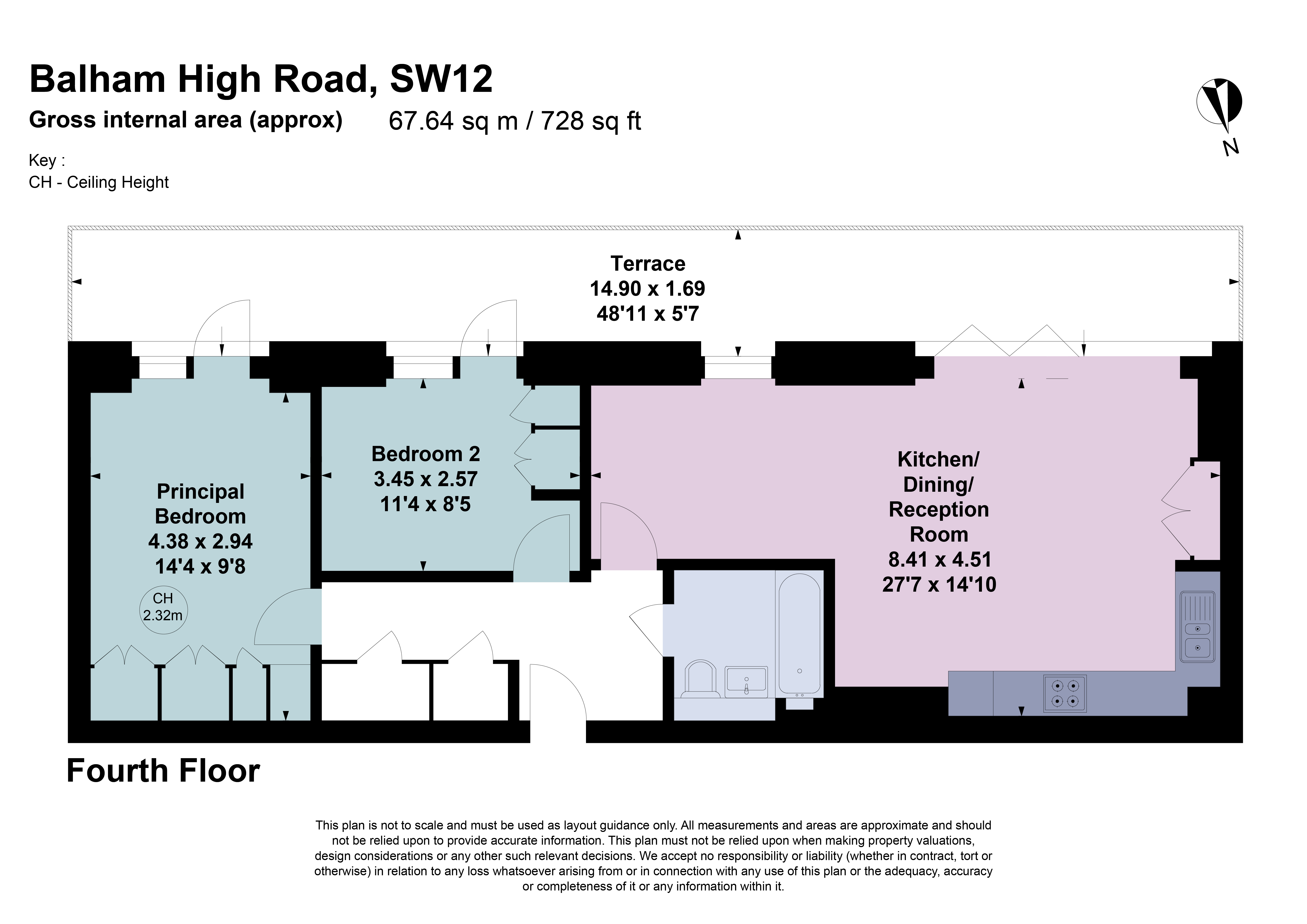 Flat 82, Irene House, 218, Balham High Road, London floorplan