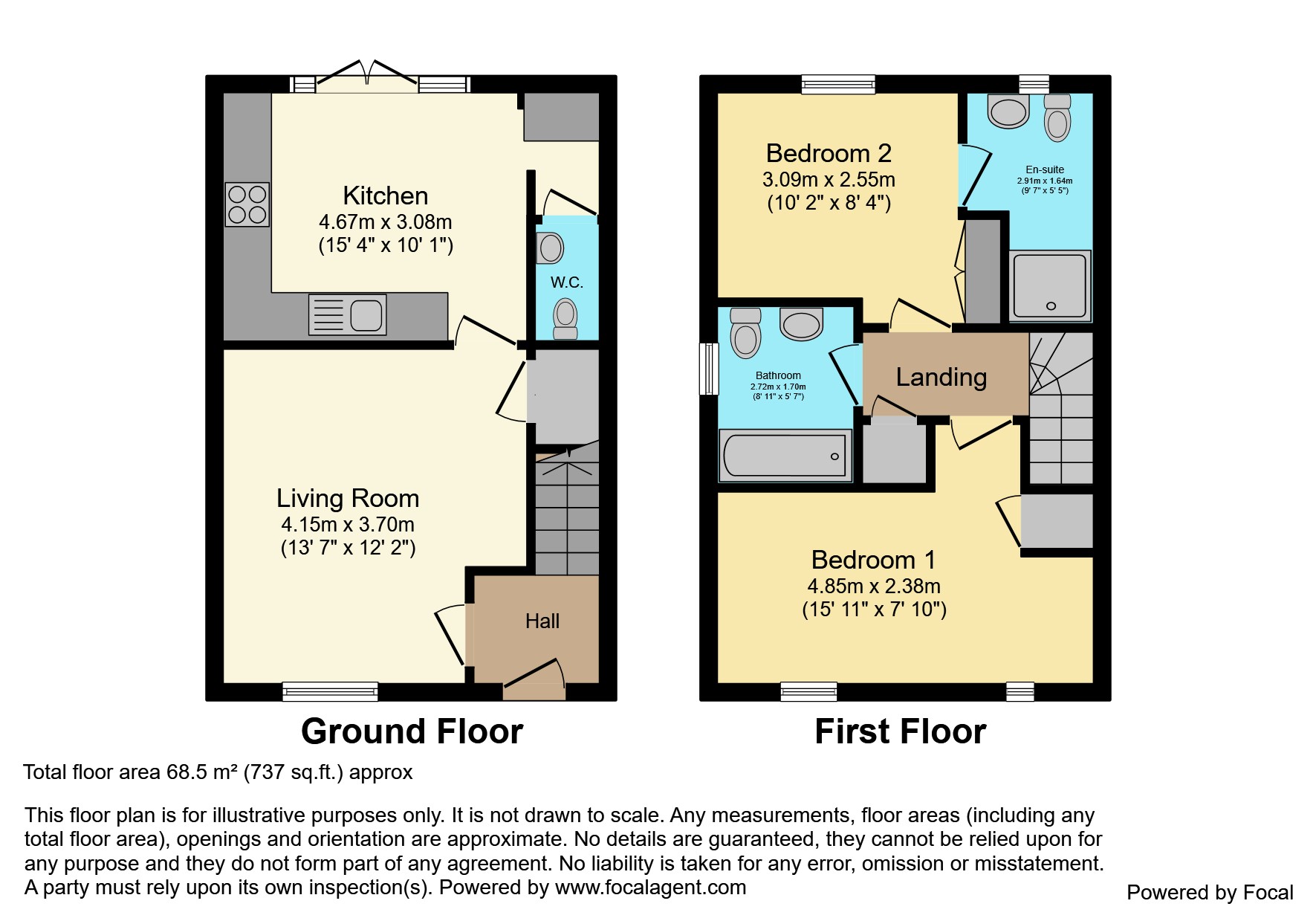 3, Corn Close, Sudbury floorplan