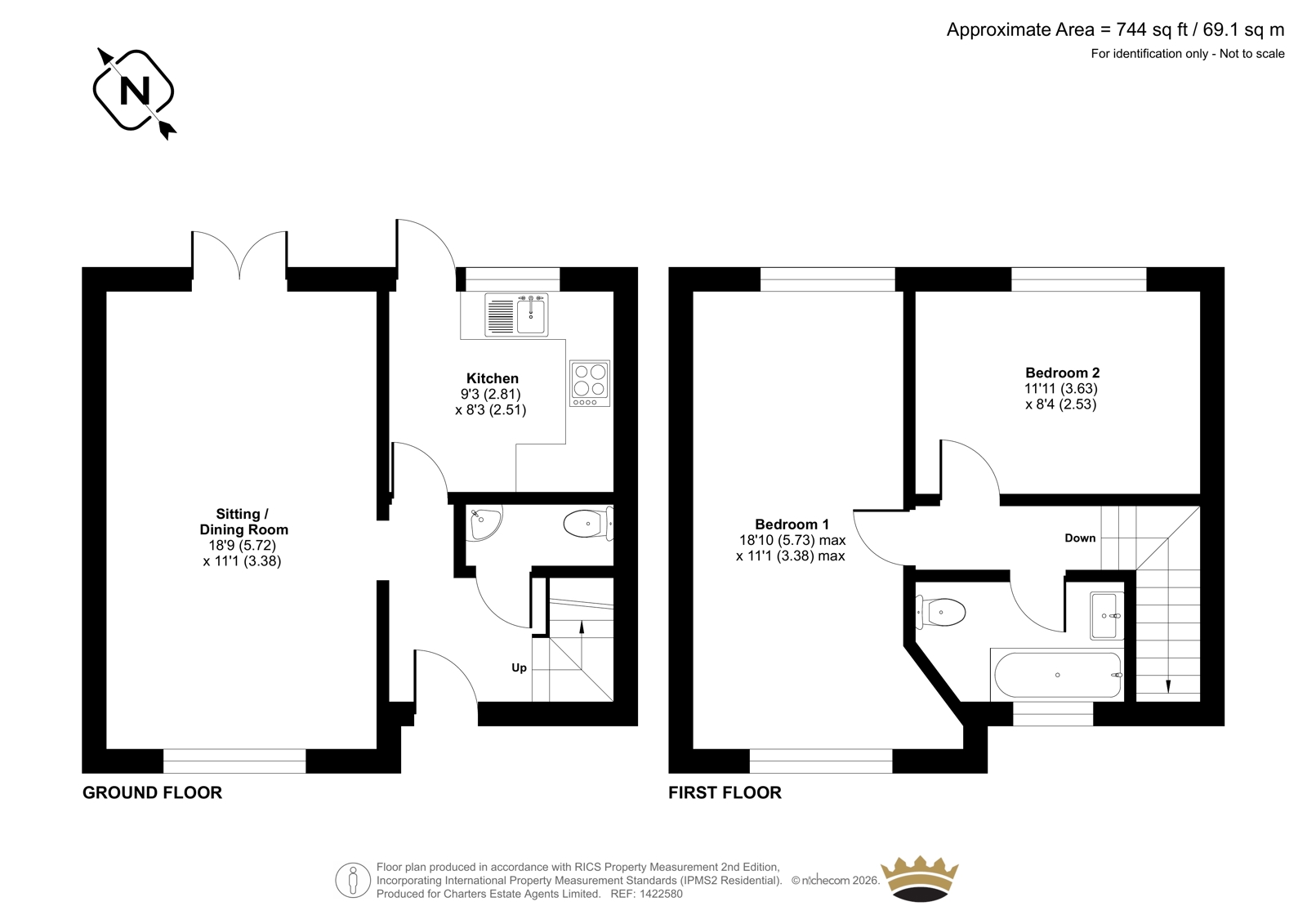 3, Langhorn Road, Southampton floorplan