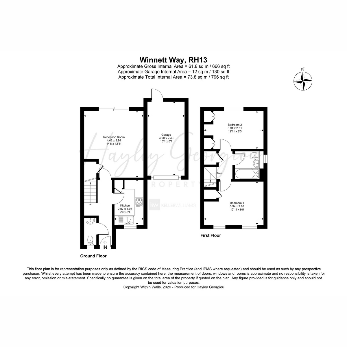 21, Winnet Way, Horsham floorplan