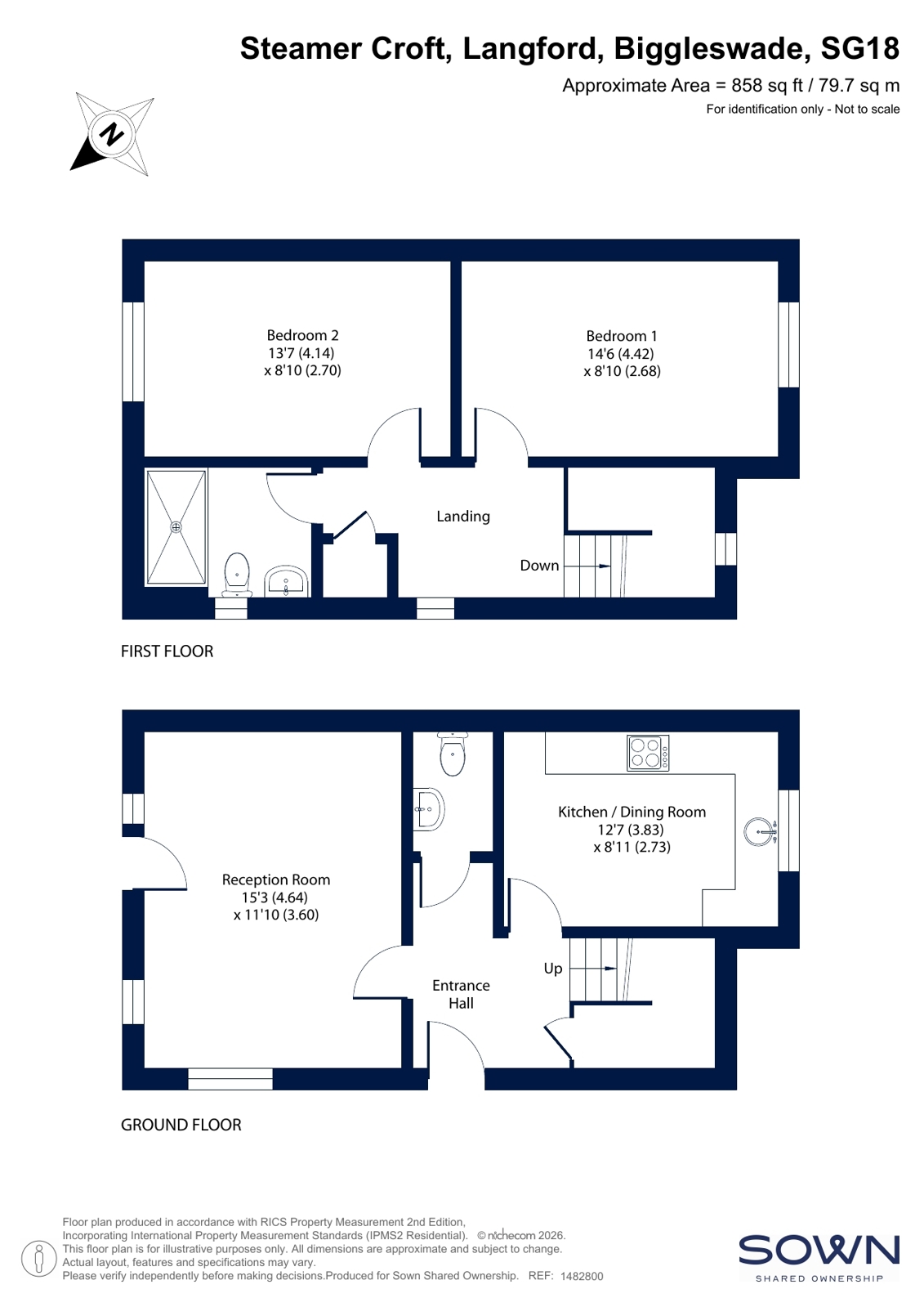SETTLE SO, 7, Steamer Croft, Biggleswade floorplan