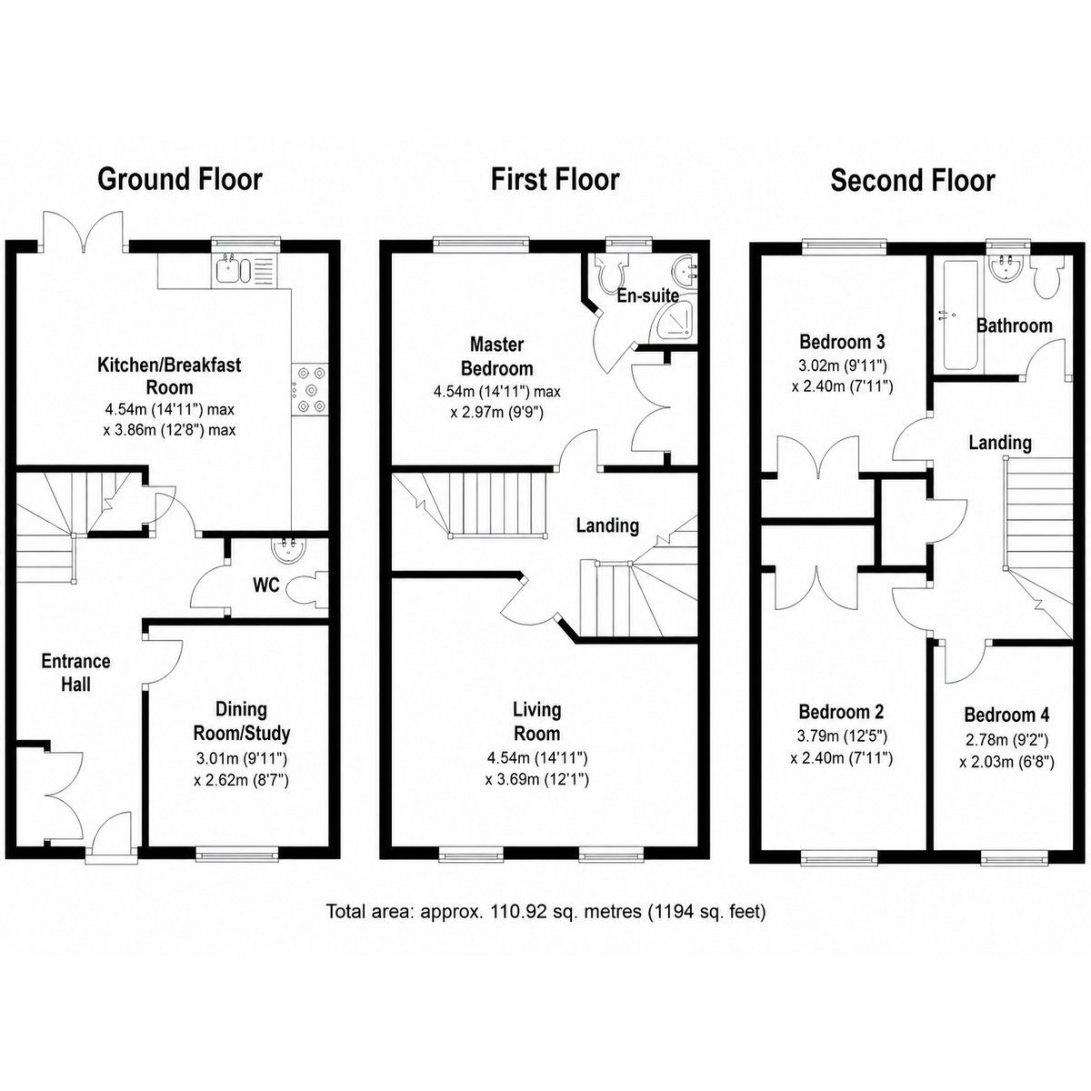 7, Goodrich Green, Kingsmead floorplan