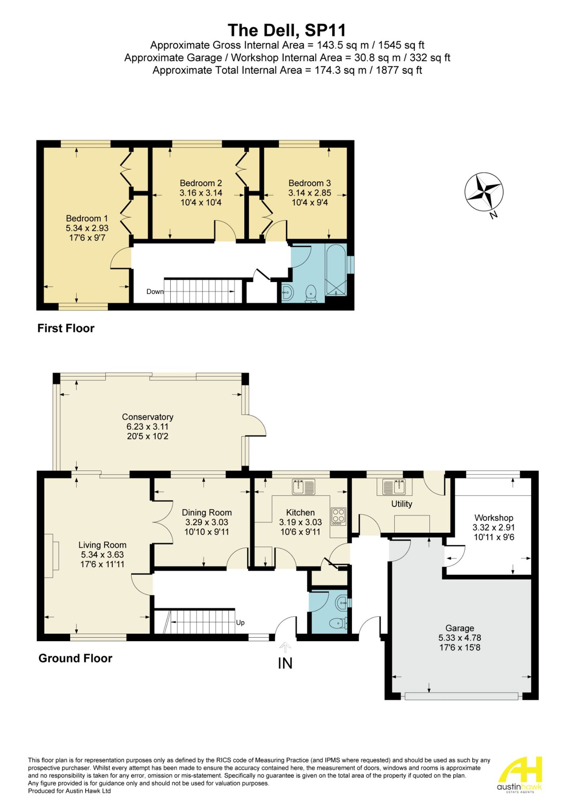 6 The Dell, Andover floorplan