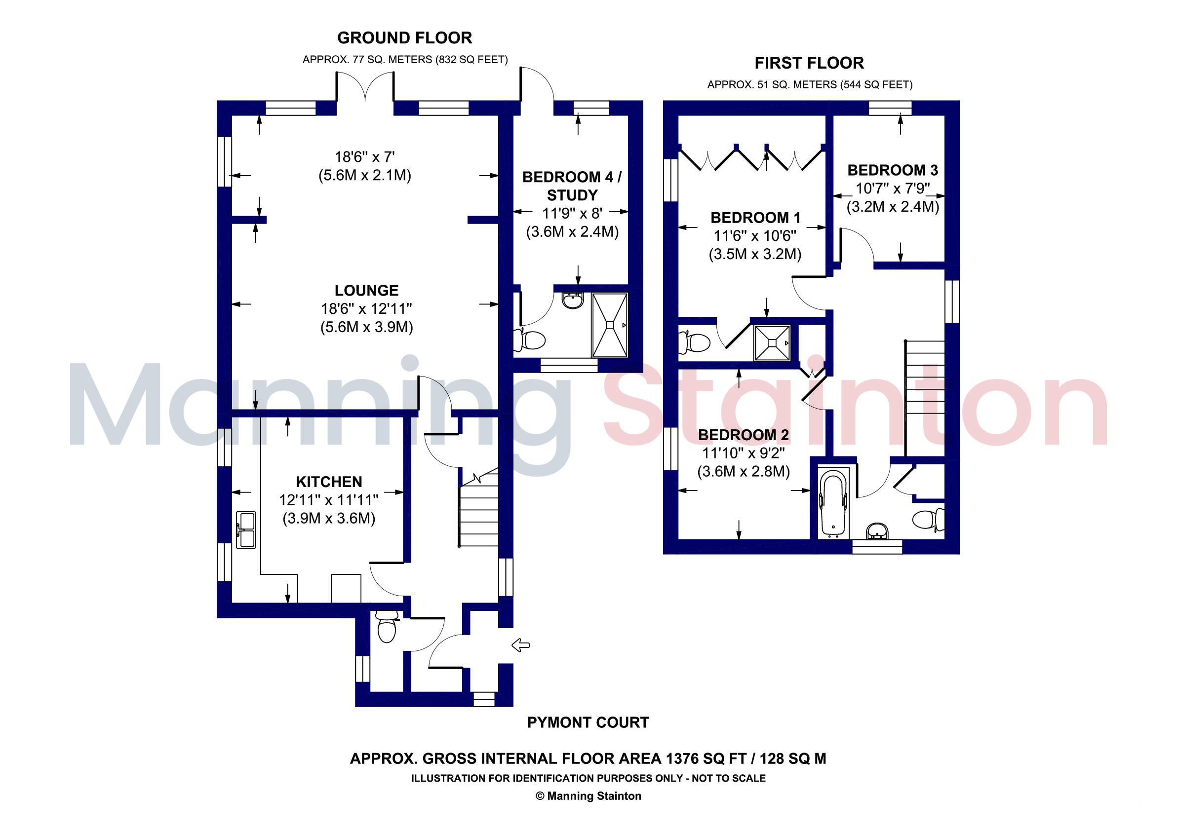 1, Pymont Court, Wakefield floorplan