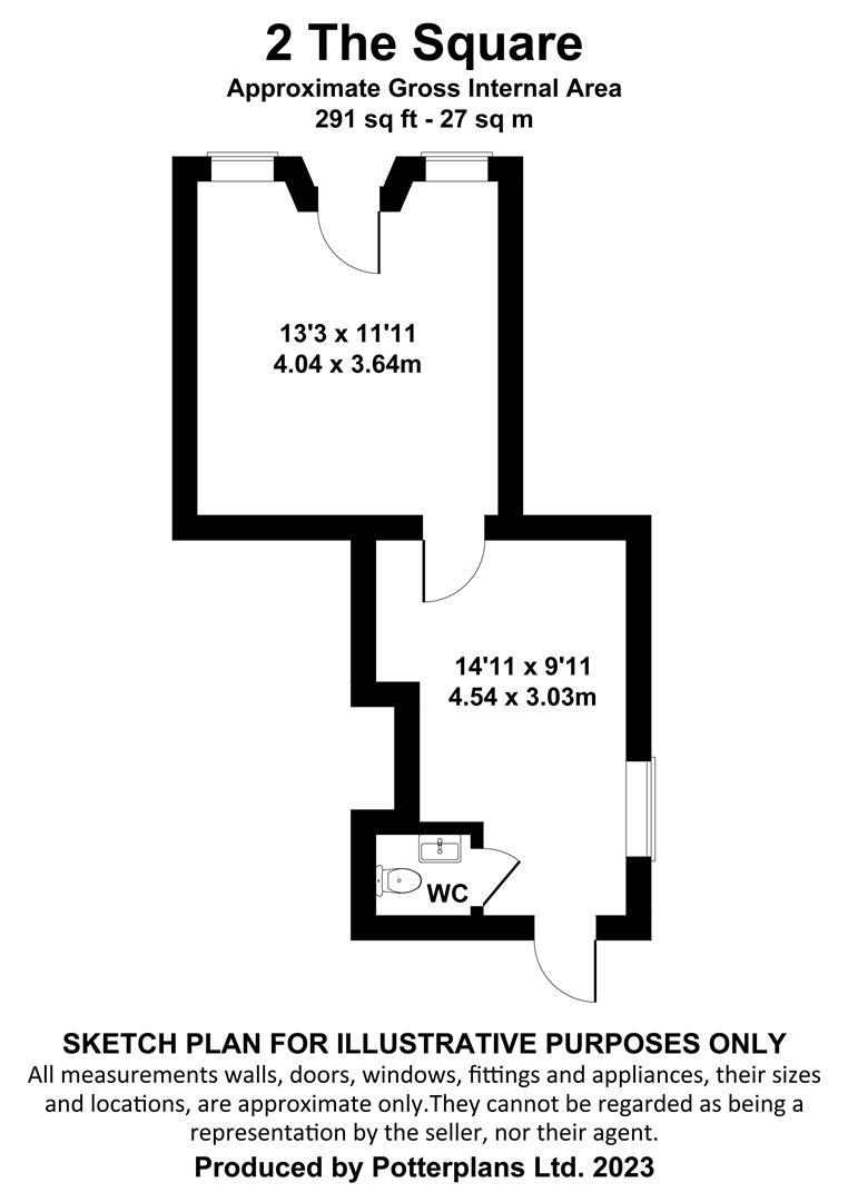 2, The Square, Yarmouth floorplan