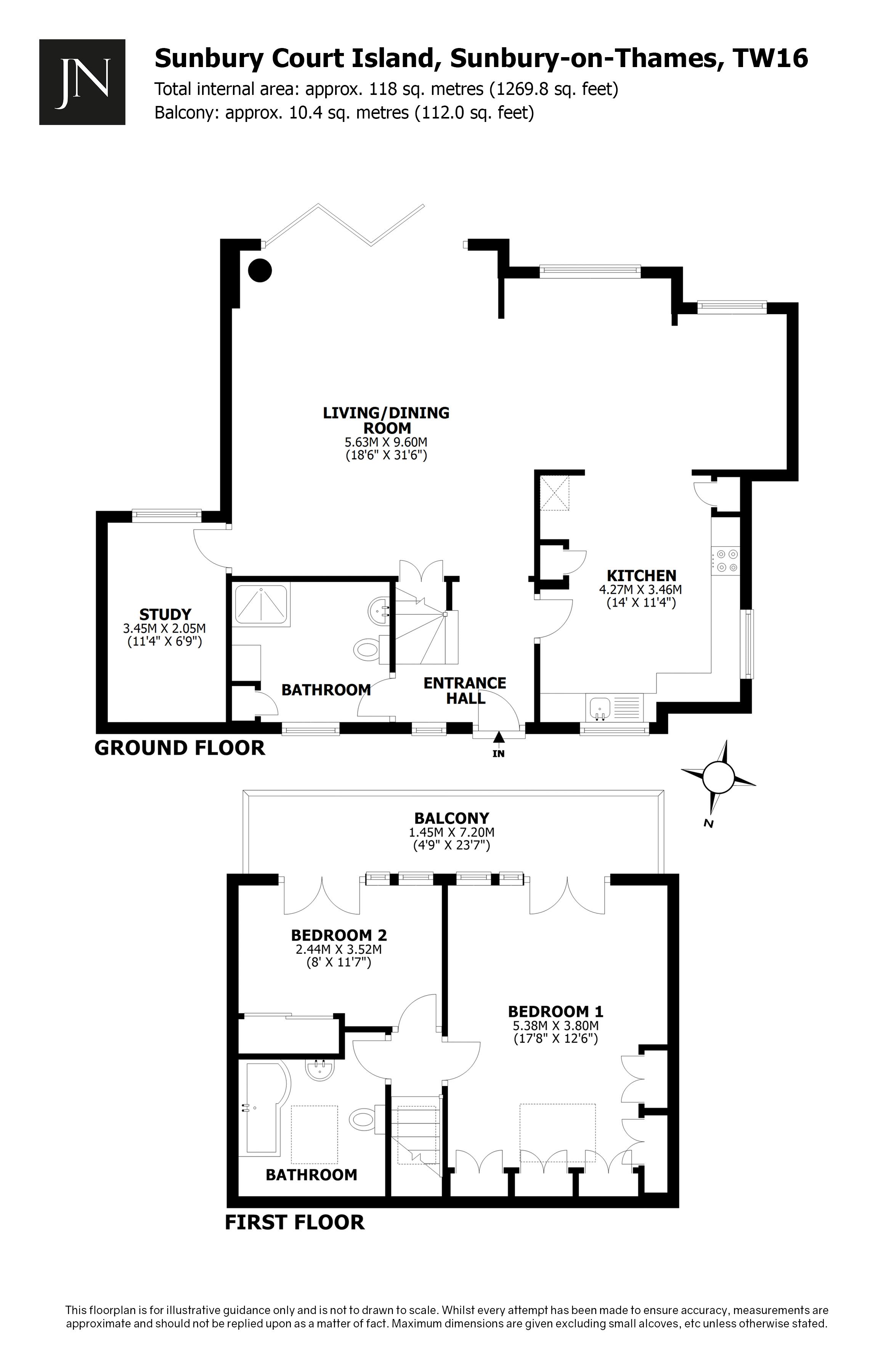 28, Sunbury Court Island, Sunbury-On-Thames floorplan