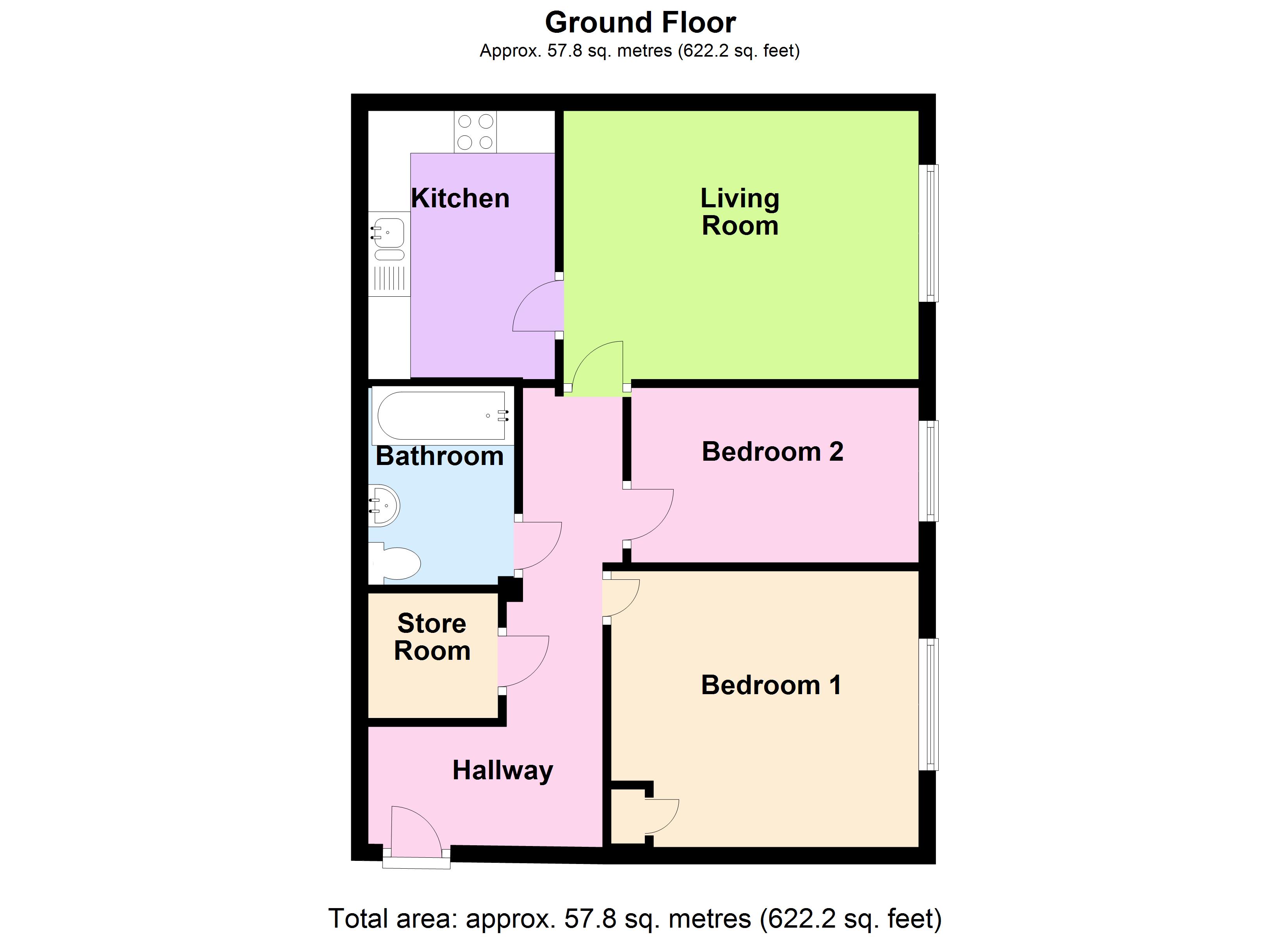 2 Bedrooms Flat for sale in Chadwick Drive, Braintree, London CM7