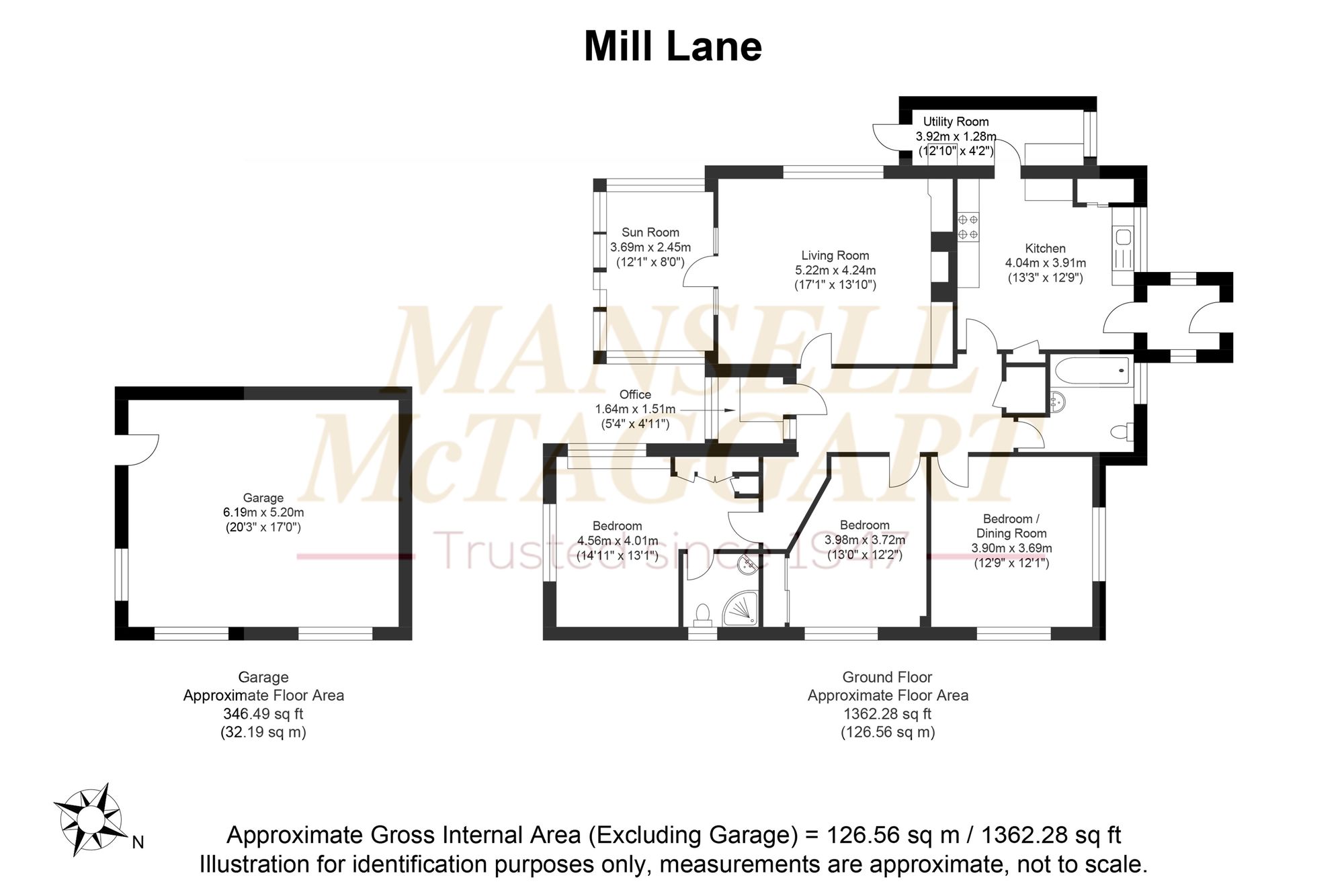 Millfield Mill Lane, Crawley floorplan