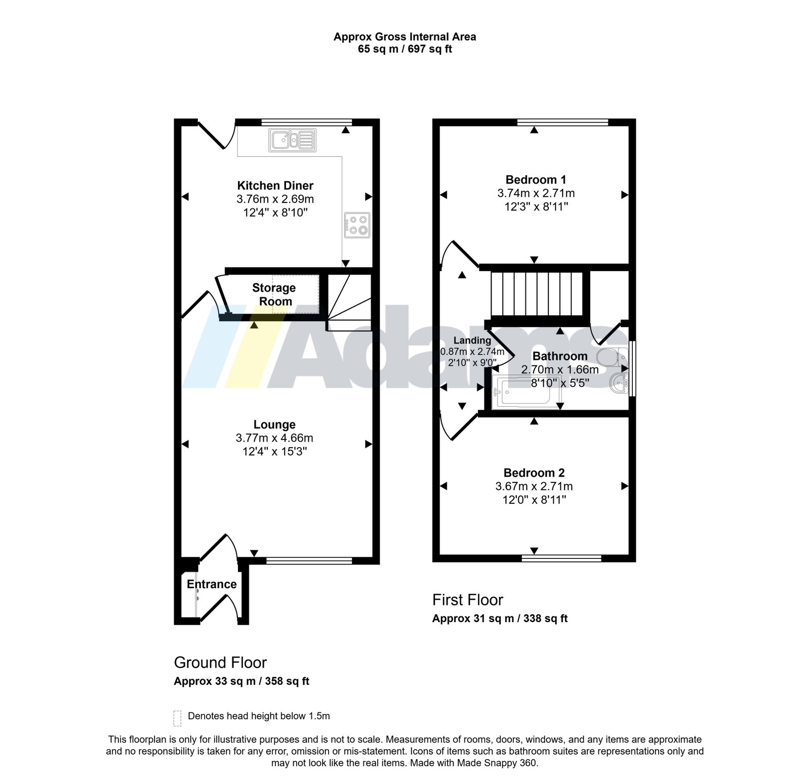 18, Cherry Blossom Road, Runcorn floorplan