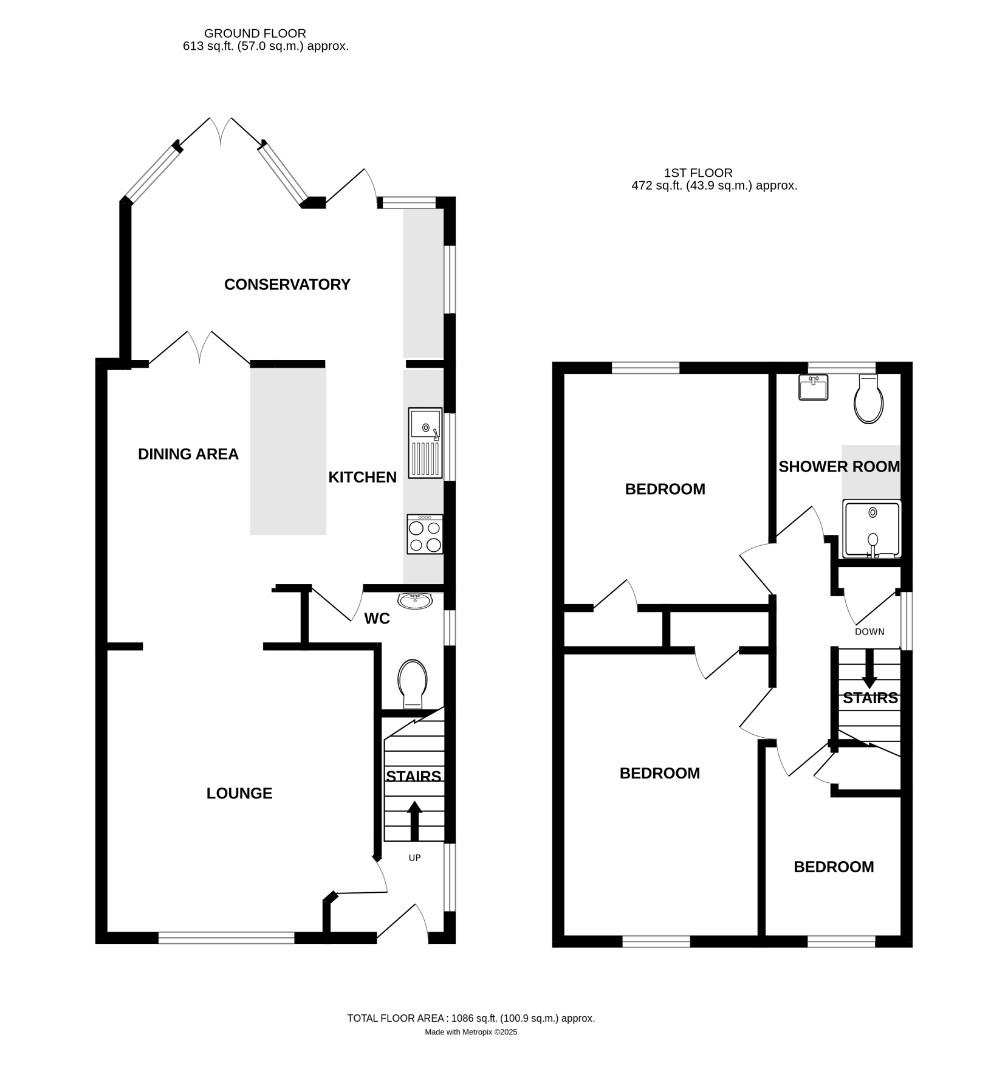 62, Rayfield Close, Dunmow floorplan