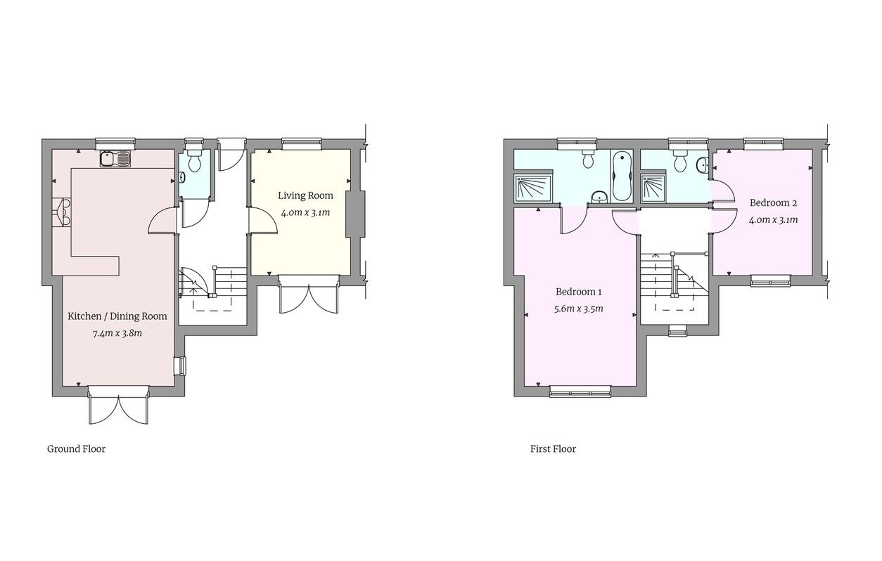 New home, 2 bed semidetached house for sale in Gravel Pit Lane