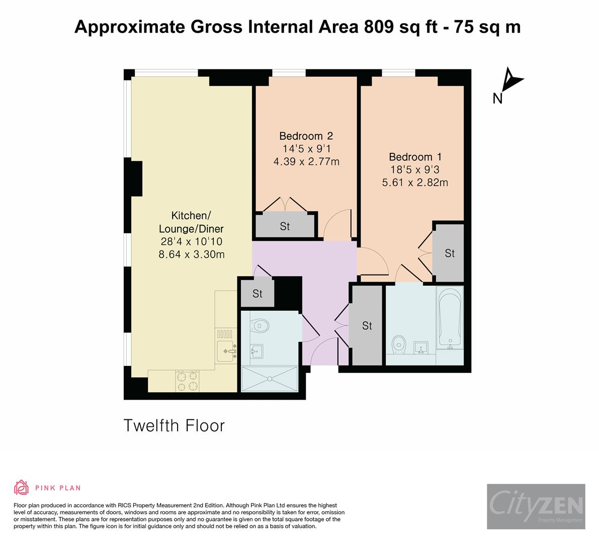 112, The Gate, 21 Aspin Lane, Manchester floorplan