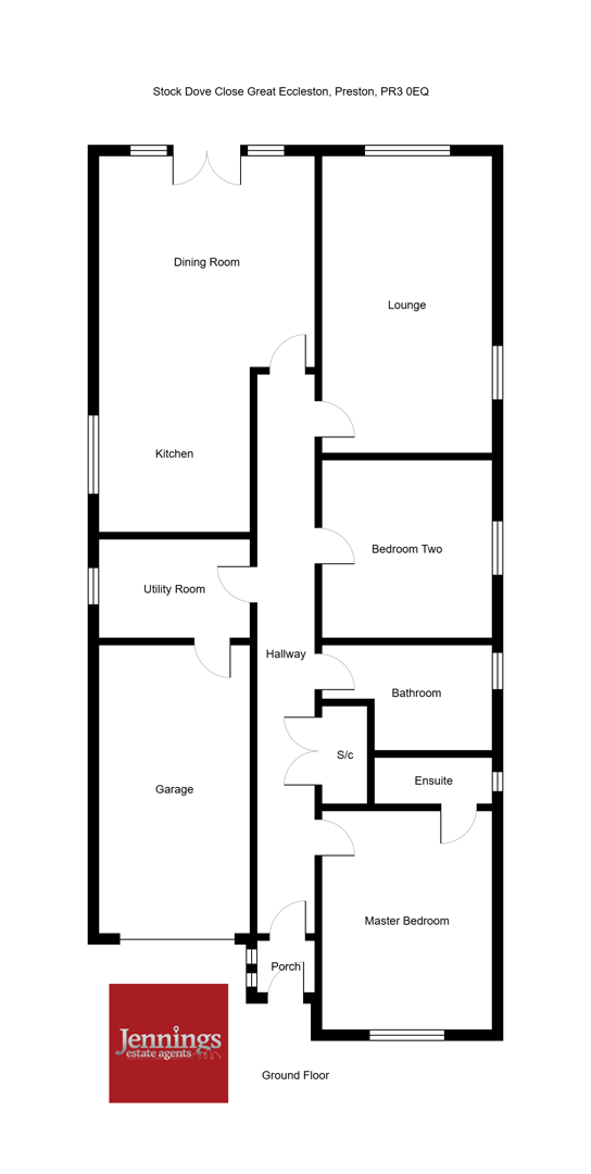 7, Stock Dove Close, Preston floorplan