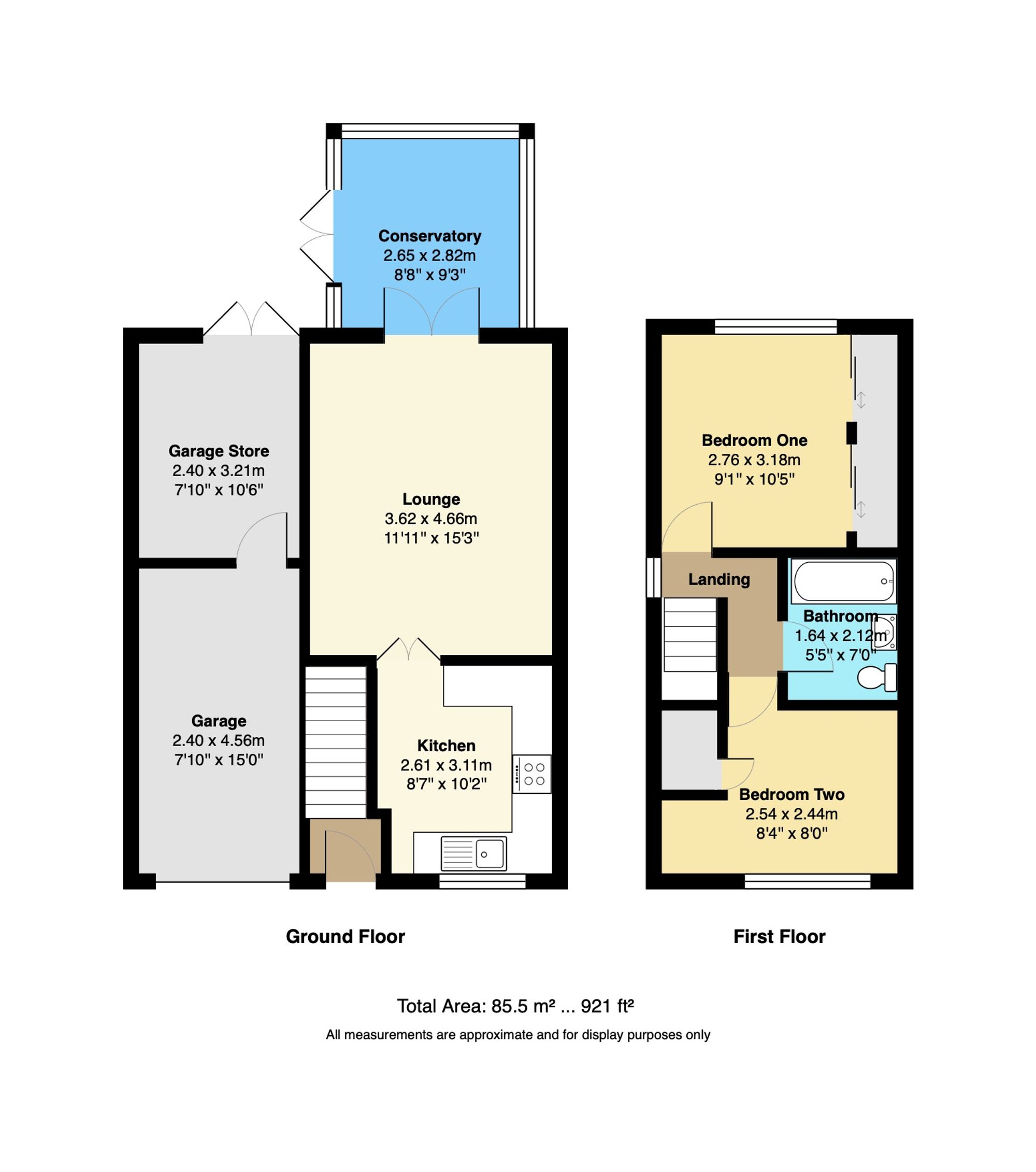 8 Lindwall Court, Worksop floorplan