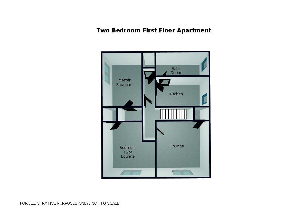 Apartment 1, 10 to 12, Chase Road, Burntwood floorplan
