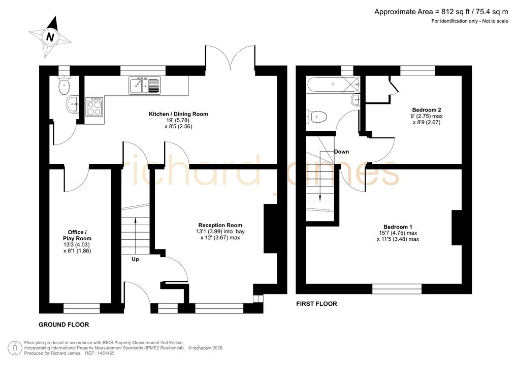 60, Oxford Road Stratton St Margaret floorplan