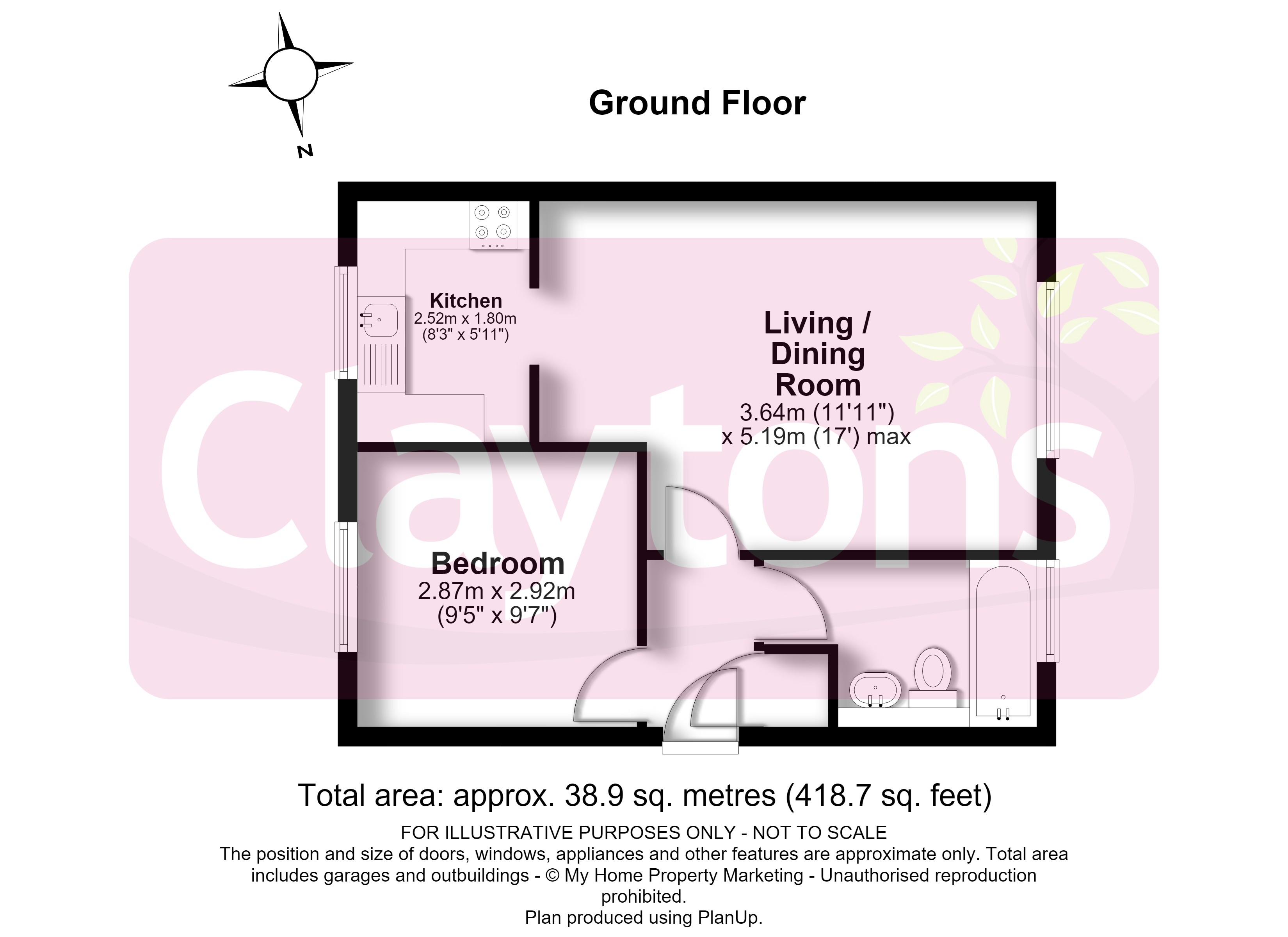 20 Osprey Close, Falcon Way, Watford floorplan