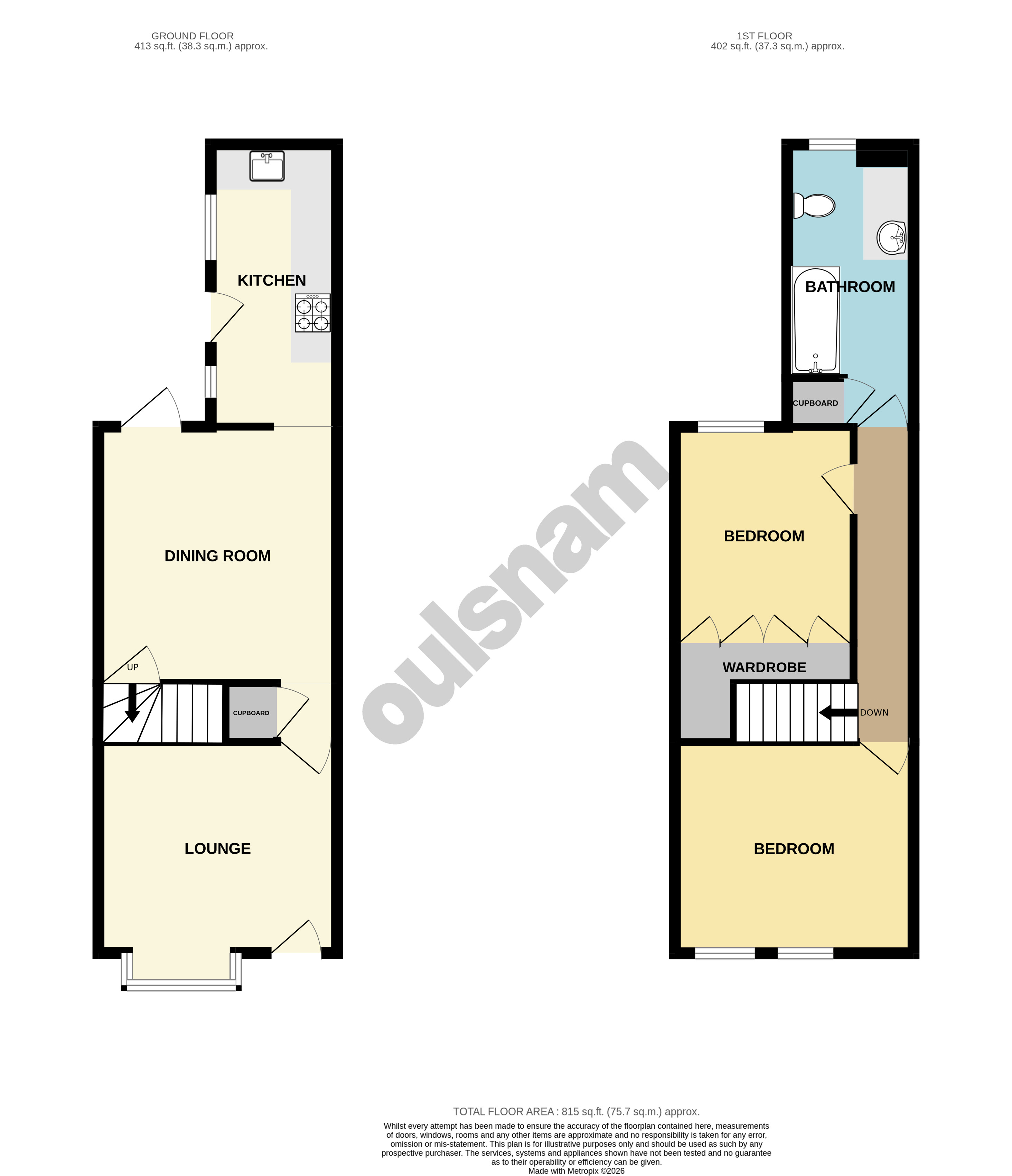 29, Bond Street, Birmingham floorplan