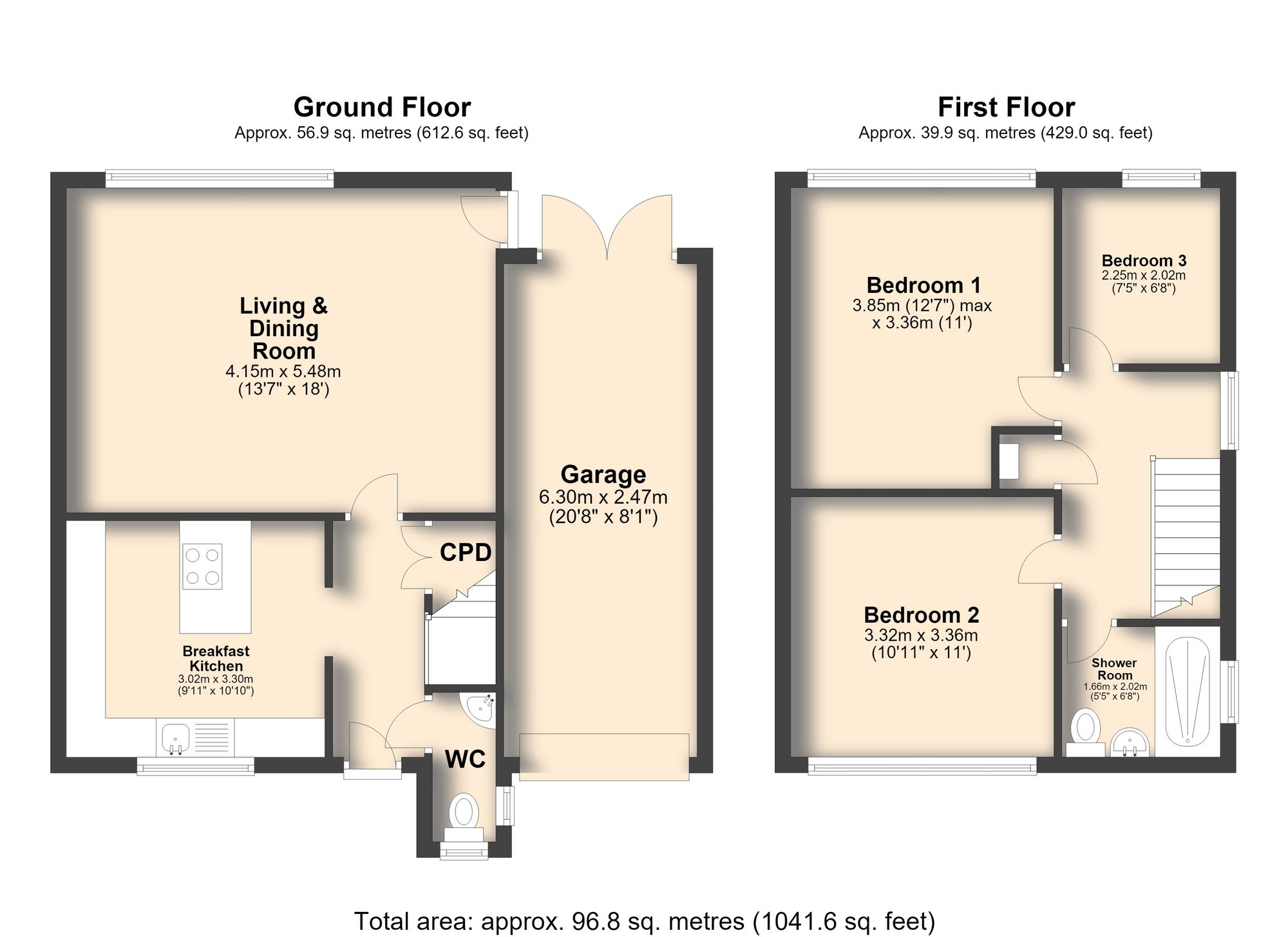 3 Waterthorpe Rise, Sheffield floorplan
