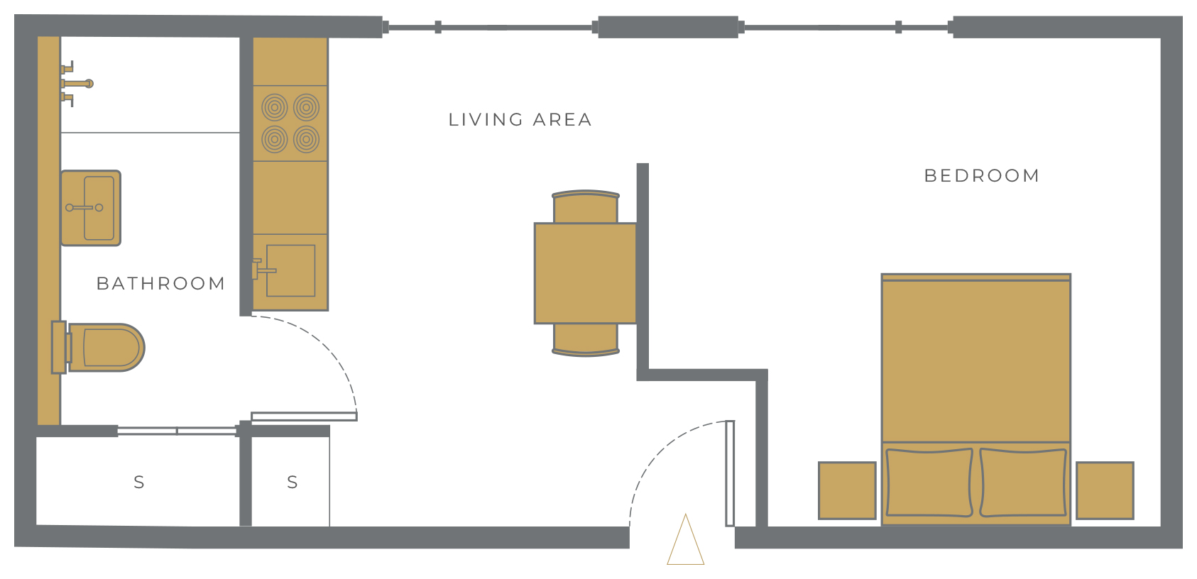 Apartment 36, ROX,  12 Gloucester Place, Brighton floorplan