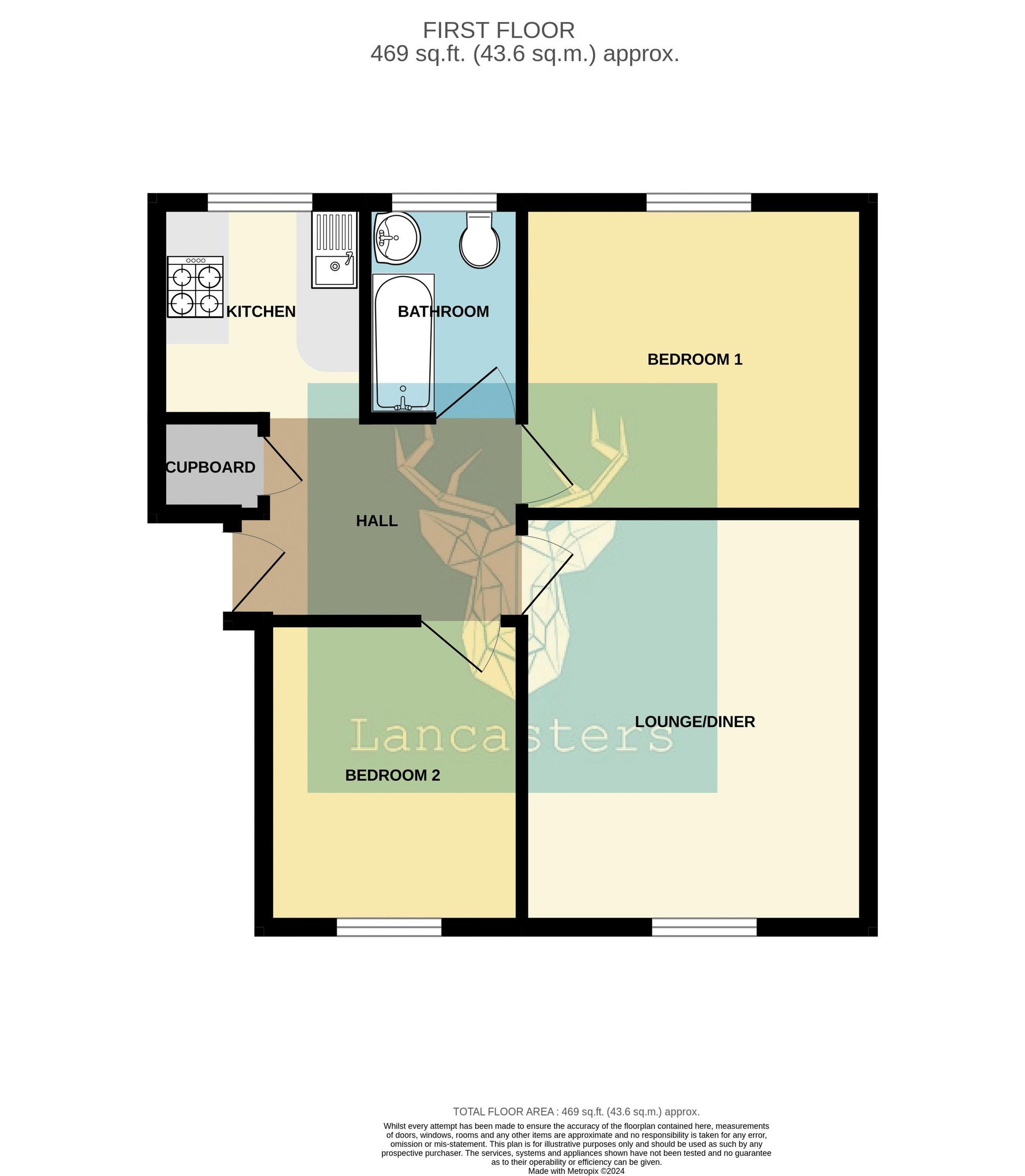 Flat 4, Kingsmere Coronation Road, Cowes floorplan