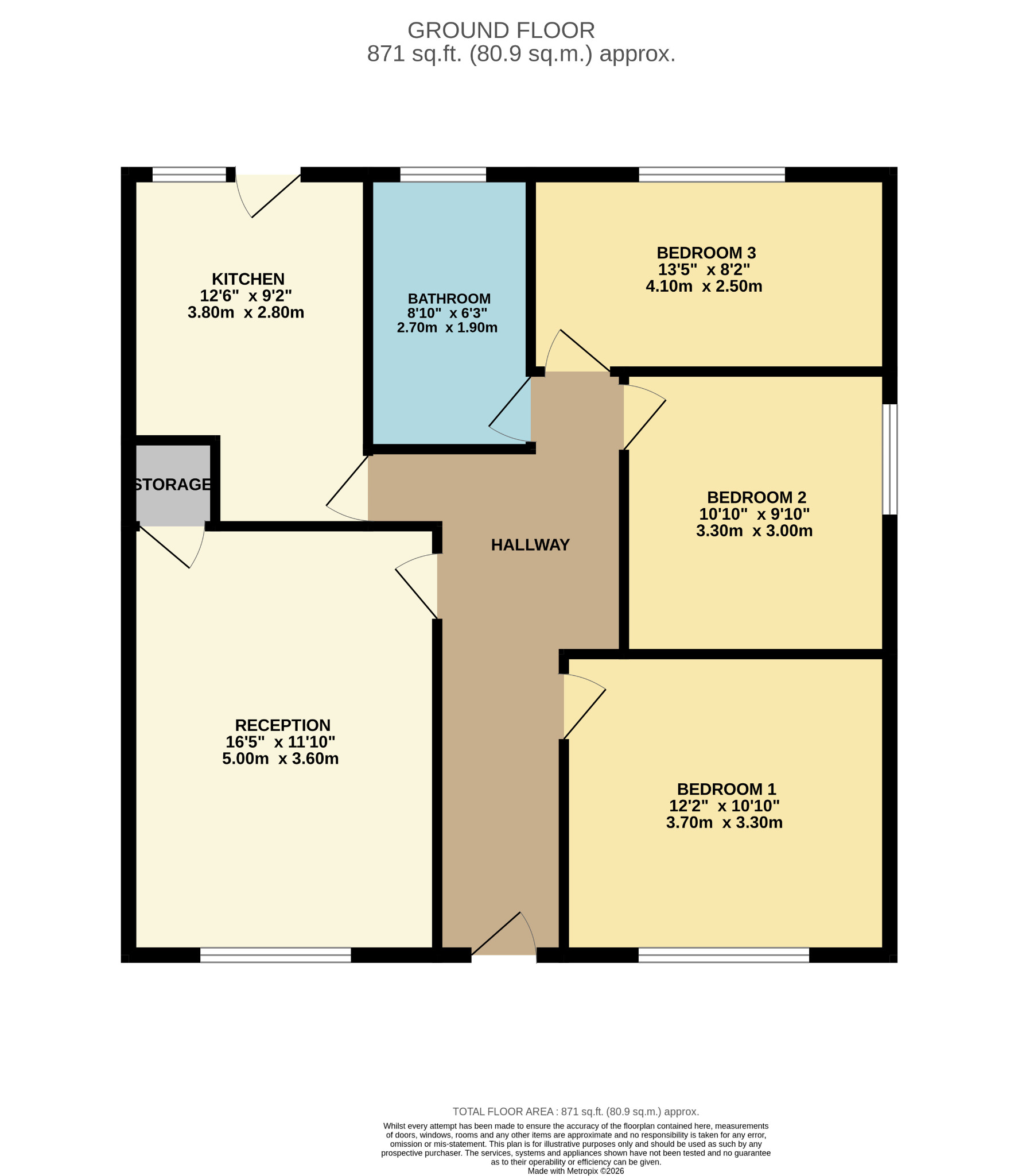 5 Sandwood Crescent, Glasgow, City of Glasgow floorplan