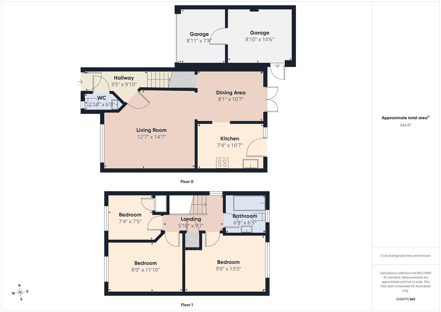 Whitworth Avenue, Hinckley floorplan